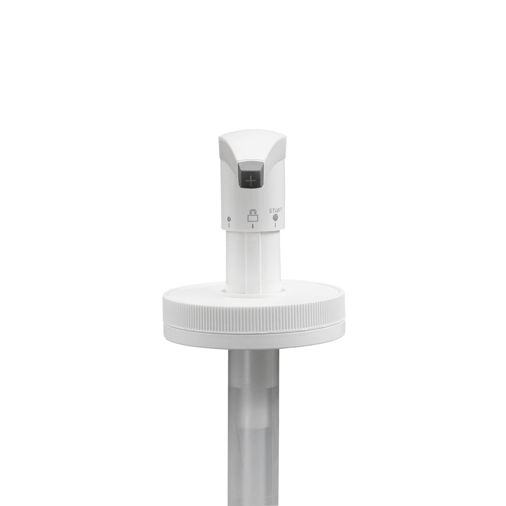 Dispenserpumpe für 655 ml 'Securibox', PE-Kunststoff, weiß, für Mündung: Schraubverschluss Dispenserpumpe für 655 ml 'Securibox', PE-Kunststoff, weiß, für Mündung: Schraubverschluss