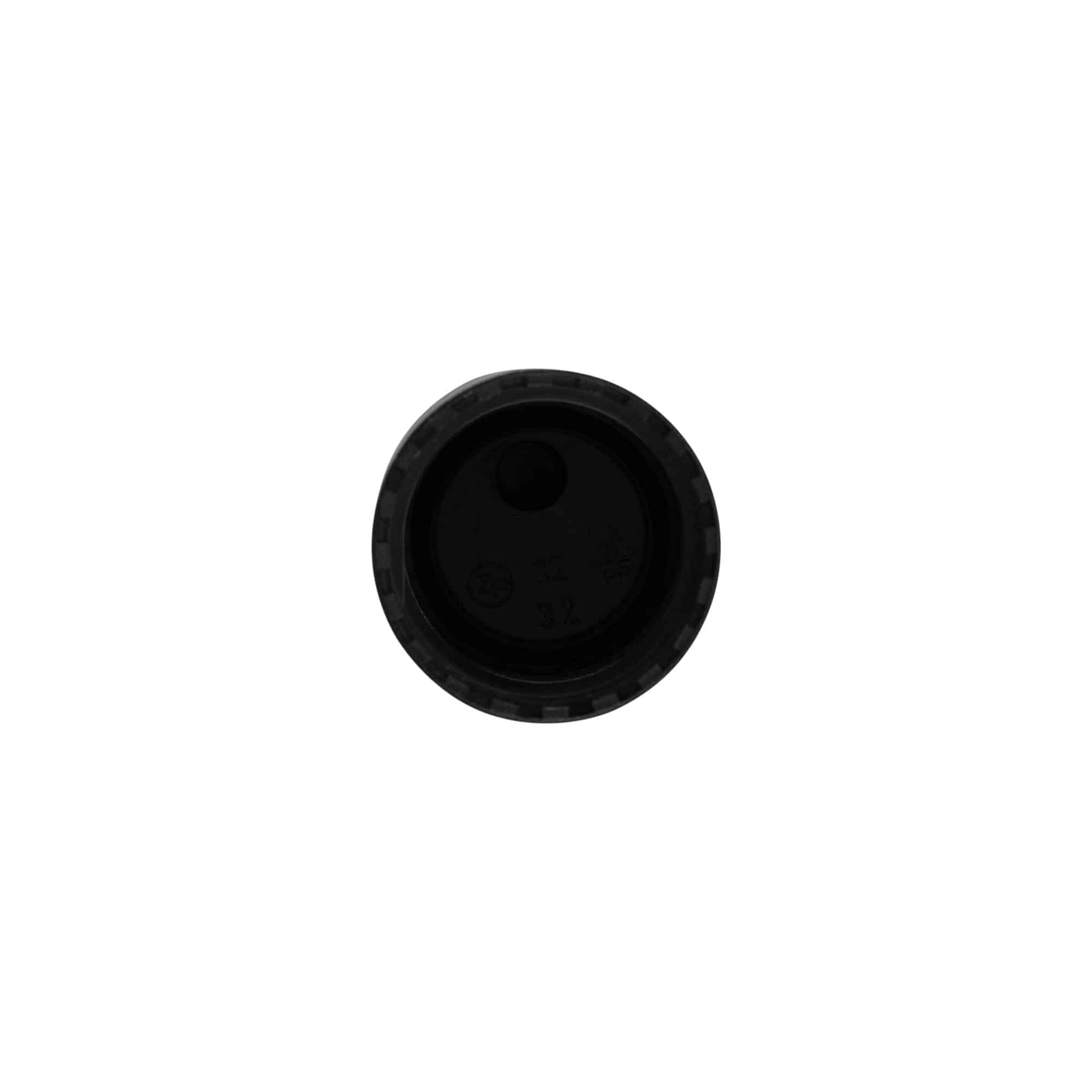 Schraubverschluss Disc Top, PP-Kunststoff, schwarz, für Mündung: 24/410