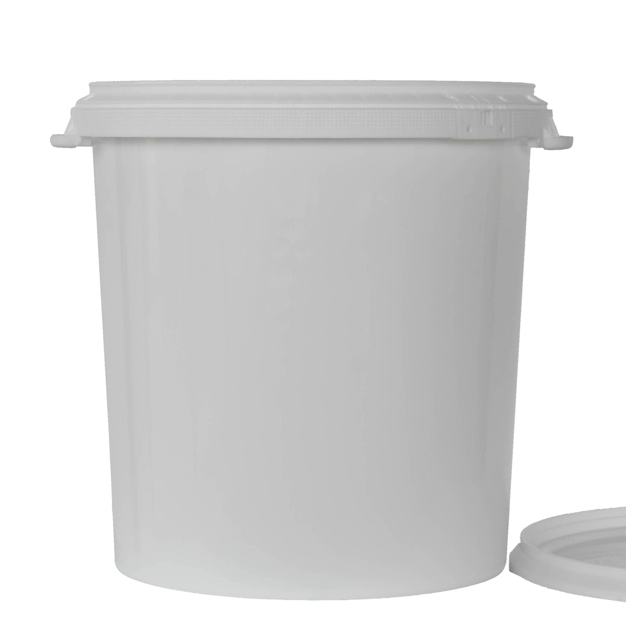 30 l Eimer, PP-Kunststoff, weiß