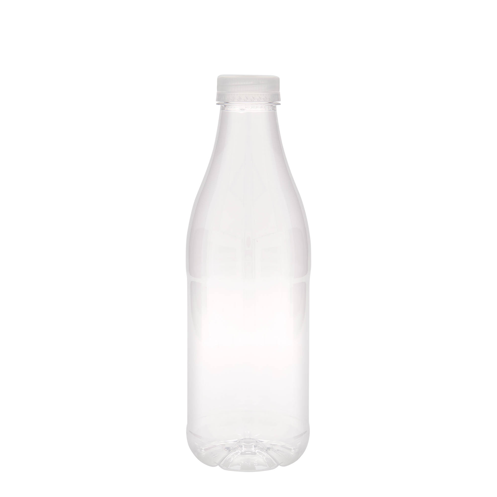 1.000 ml PET-Flasche „Milk and Juice“, Kunststoff, Mündung: 38 mm