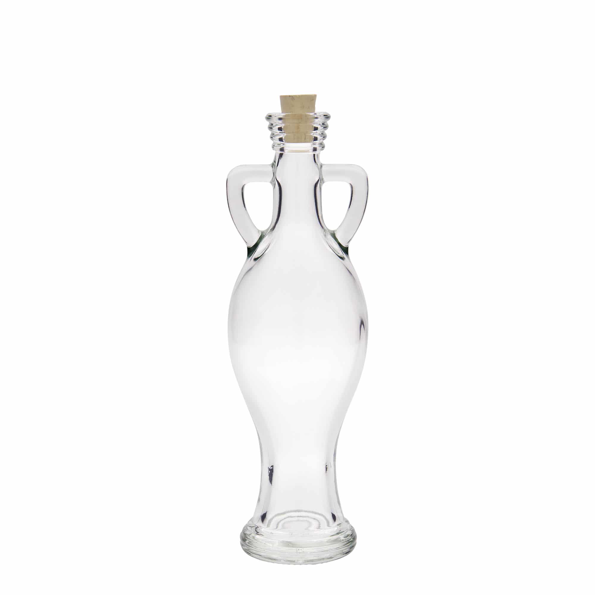 200 ml Glasflasche „Amphore“, Mündung: Kork