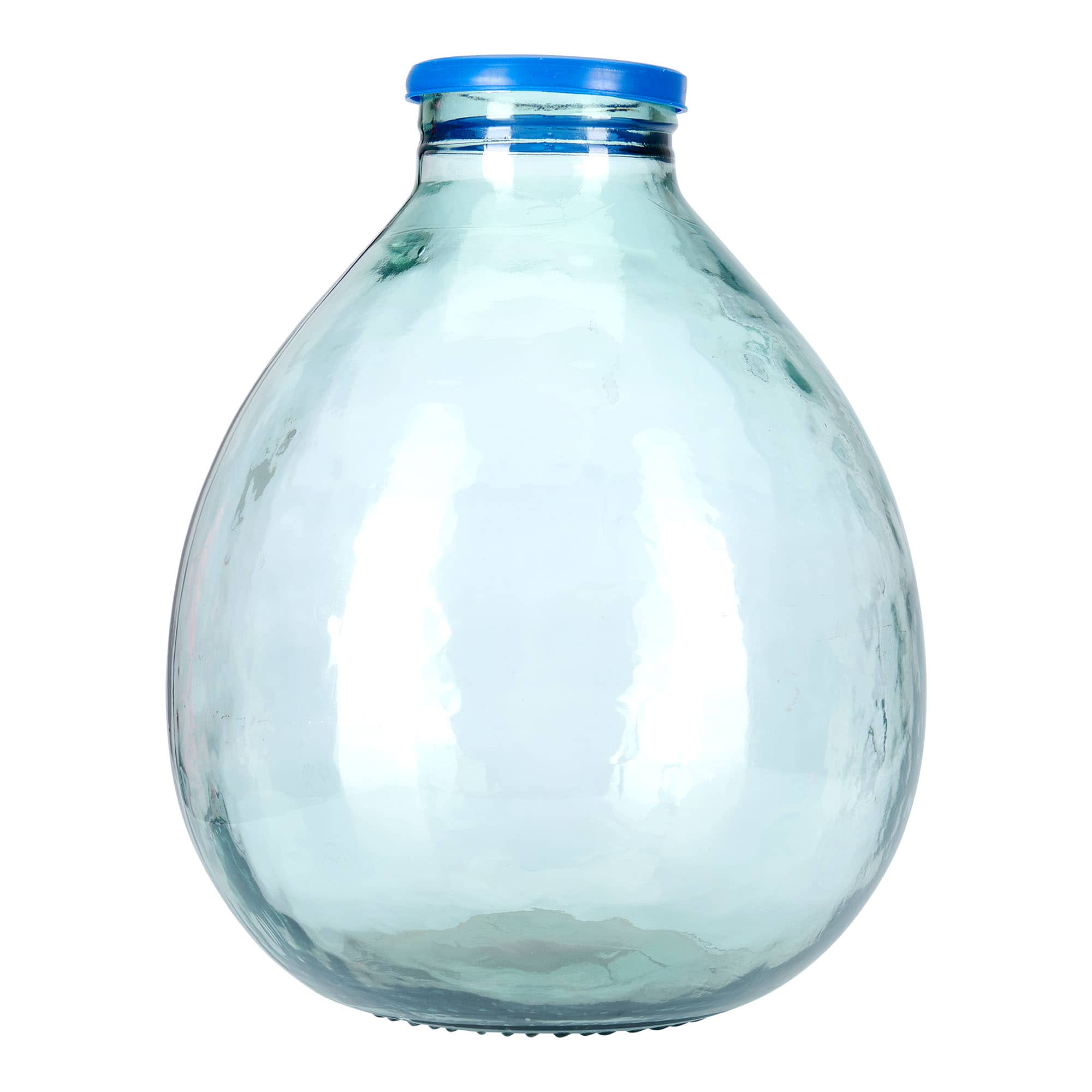 34 l Ballonflasche Weithals, Glas, Mündung: Stülpdeckel