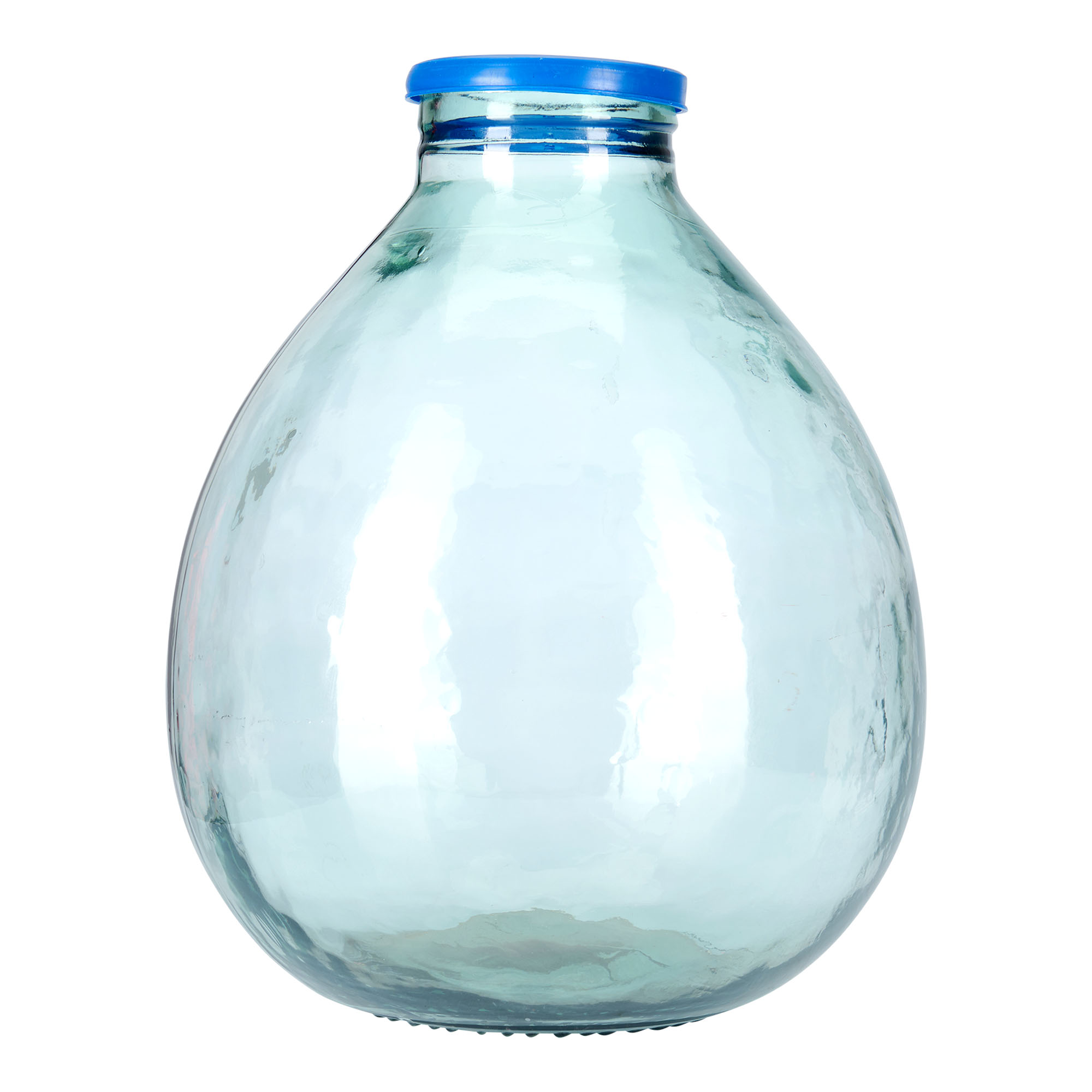 34 l Ballonflasche Weithals, Glas, Mündung: Stülpdeckel