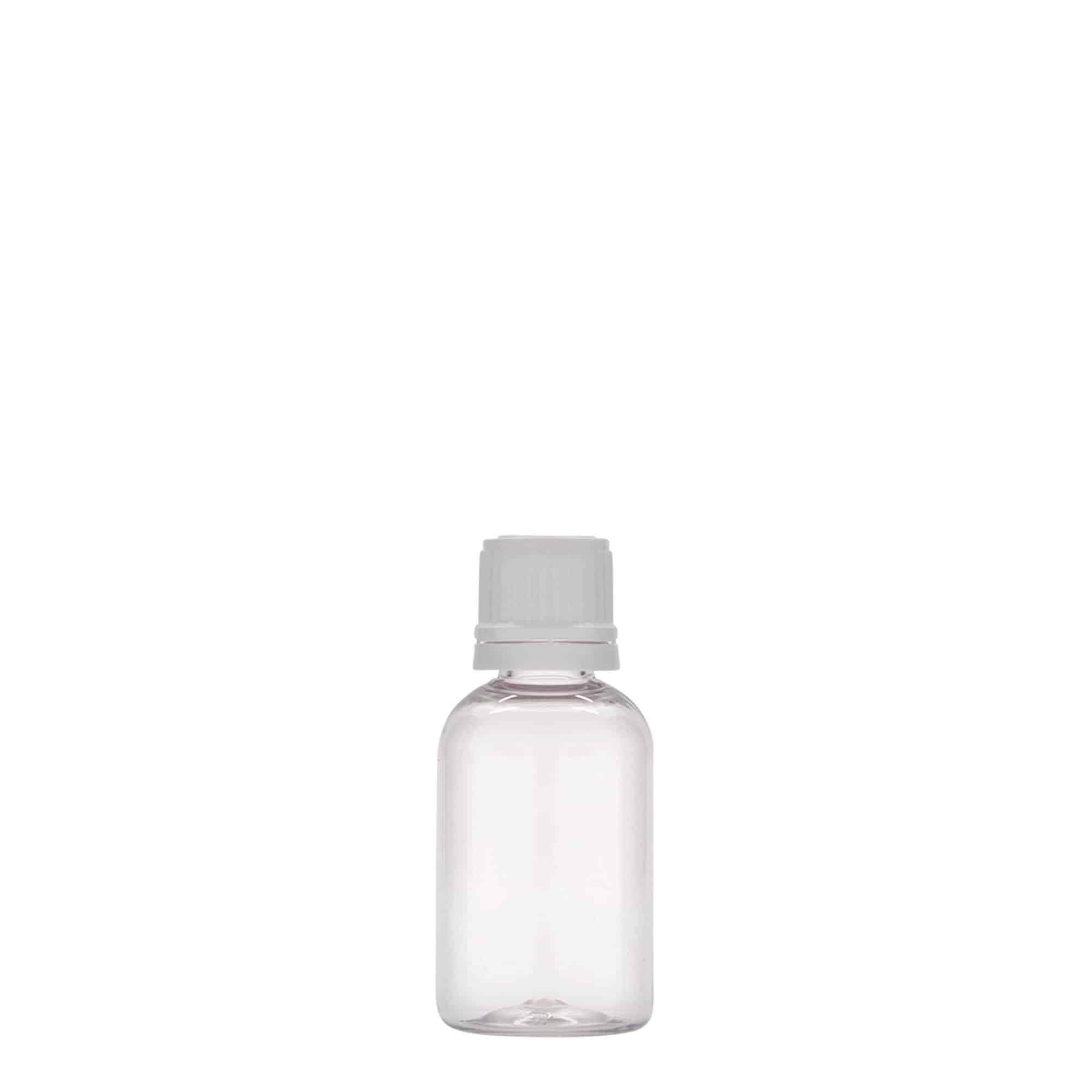 30 ml PET-Medizinflasche „Easy Living“, Kunststoff, Mündung: DIN 18