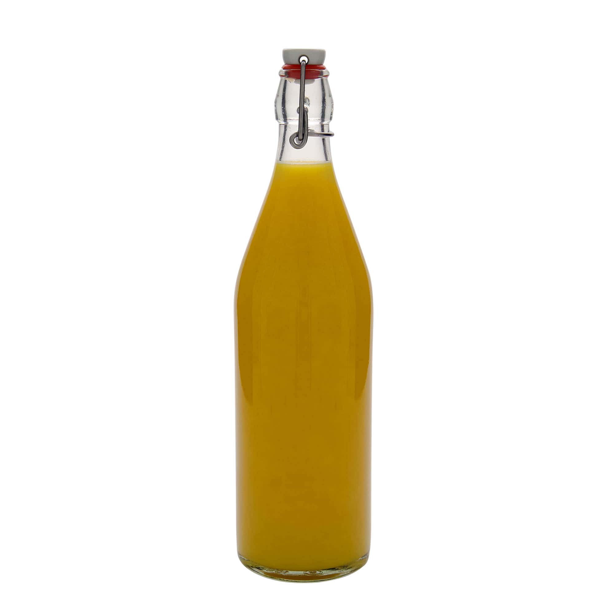 1.000 ml Glasflasche „Giara“, Mündung: Bügelverschluss