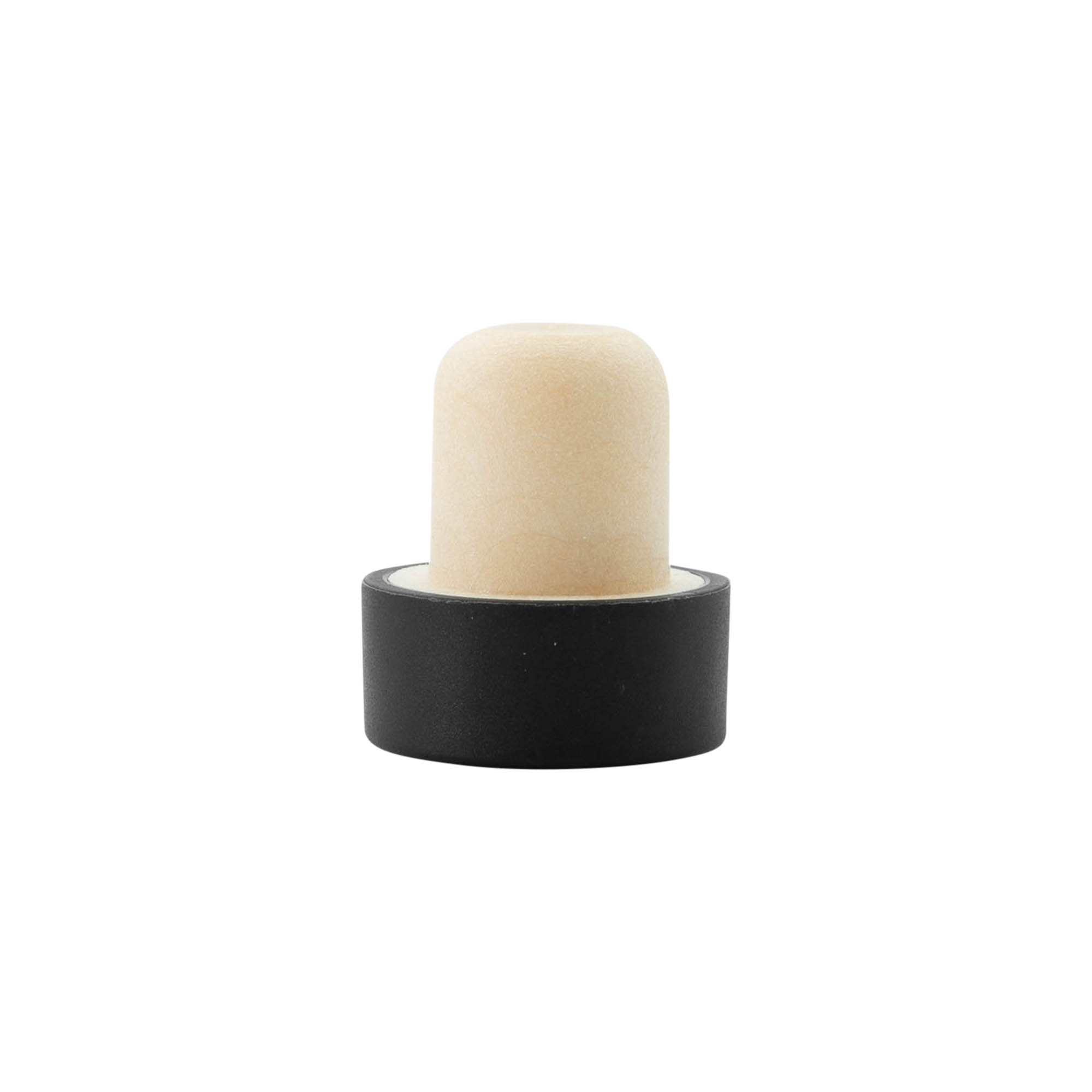Griffkorken 19 mm, Kunststoff, schwarz, für Mündung: Kork Griffkorken 19 mm, Kunststoff, schwarz, für Mündung: Kork