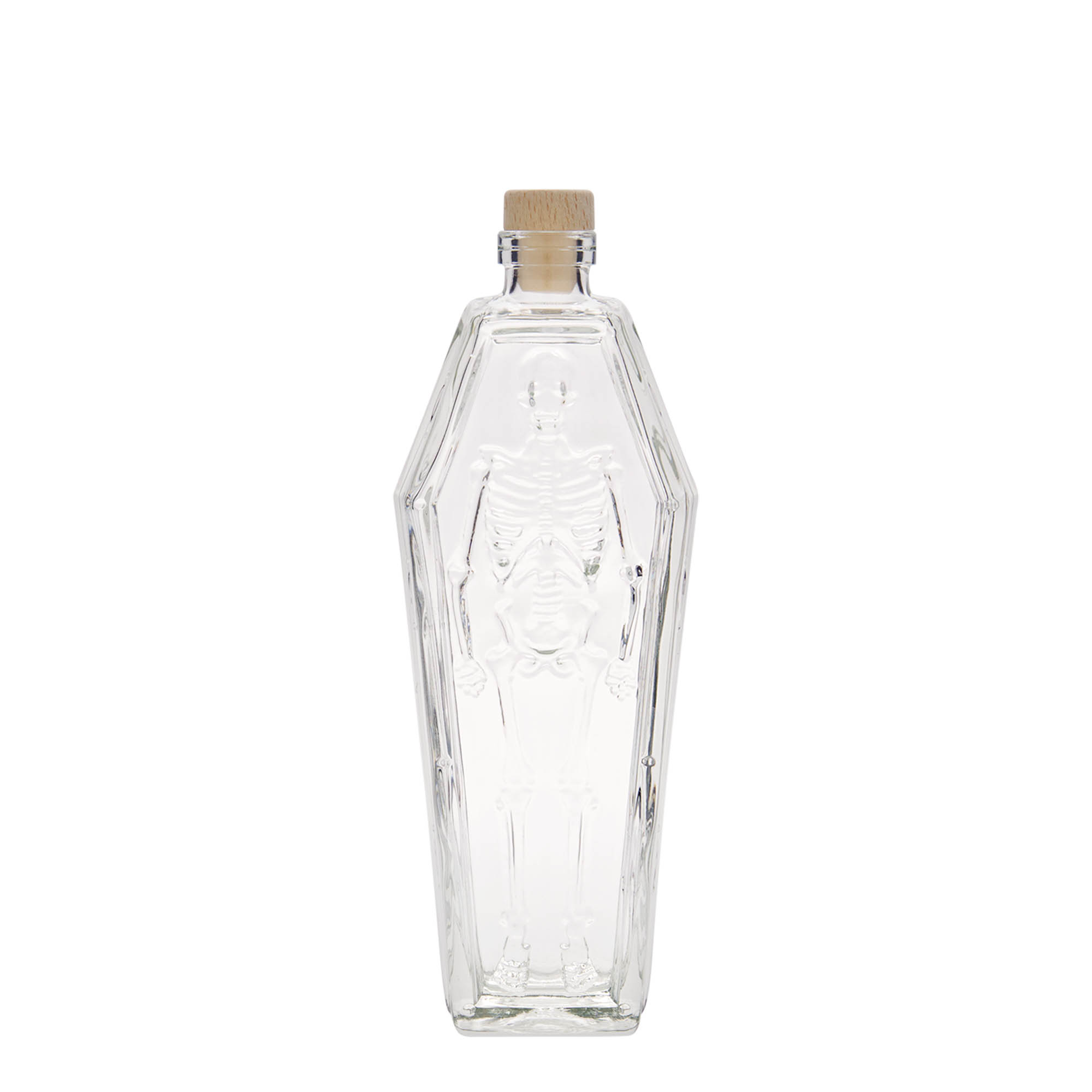 200 ml Glasflasche 'Sarg', Mündung: Kork 200 ml Glasflasche 'Sarg', Mündung: Kork