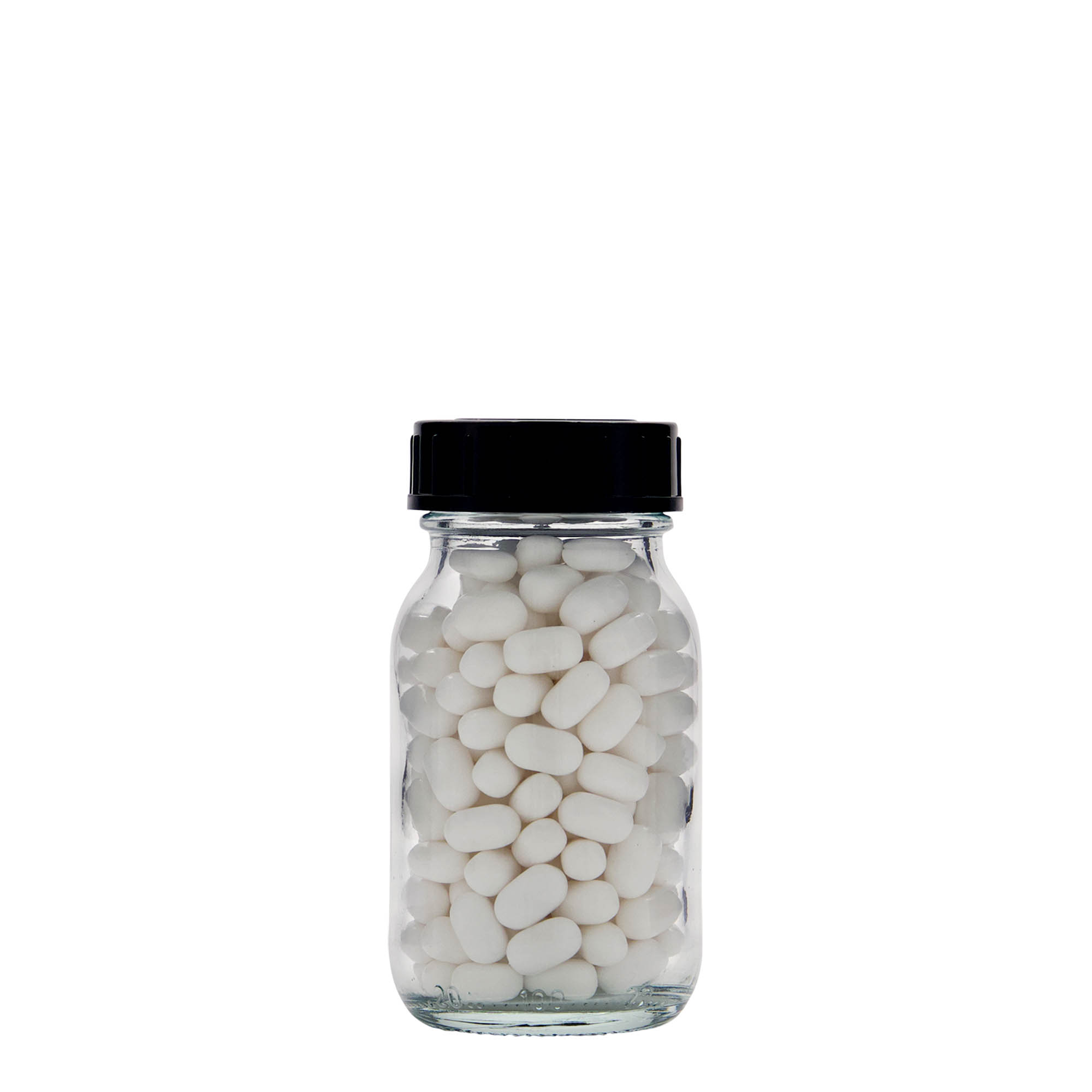 100 ml Weithalsglas, Mündung: DIN 40