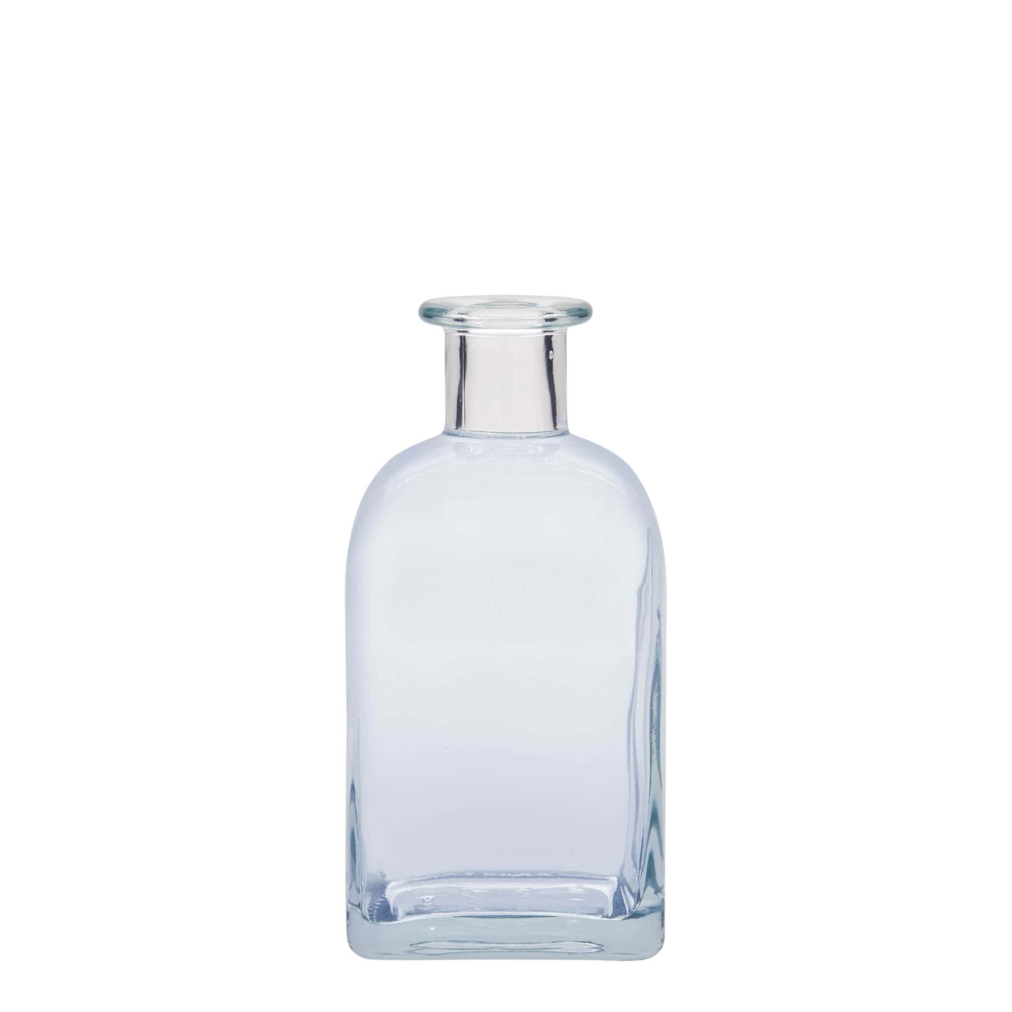 350 ml Glasflasche Apotheker Carré, quadratisch, Mündung: Kork