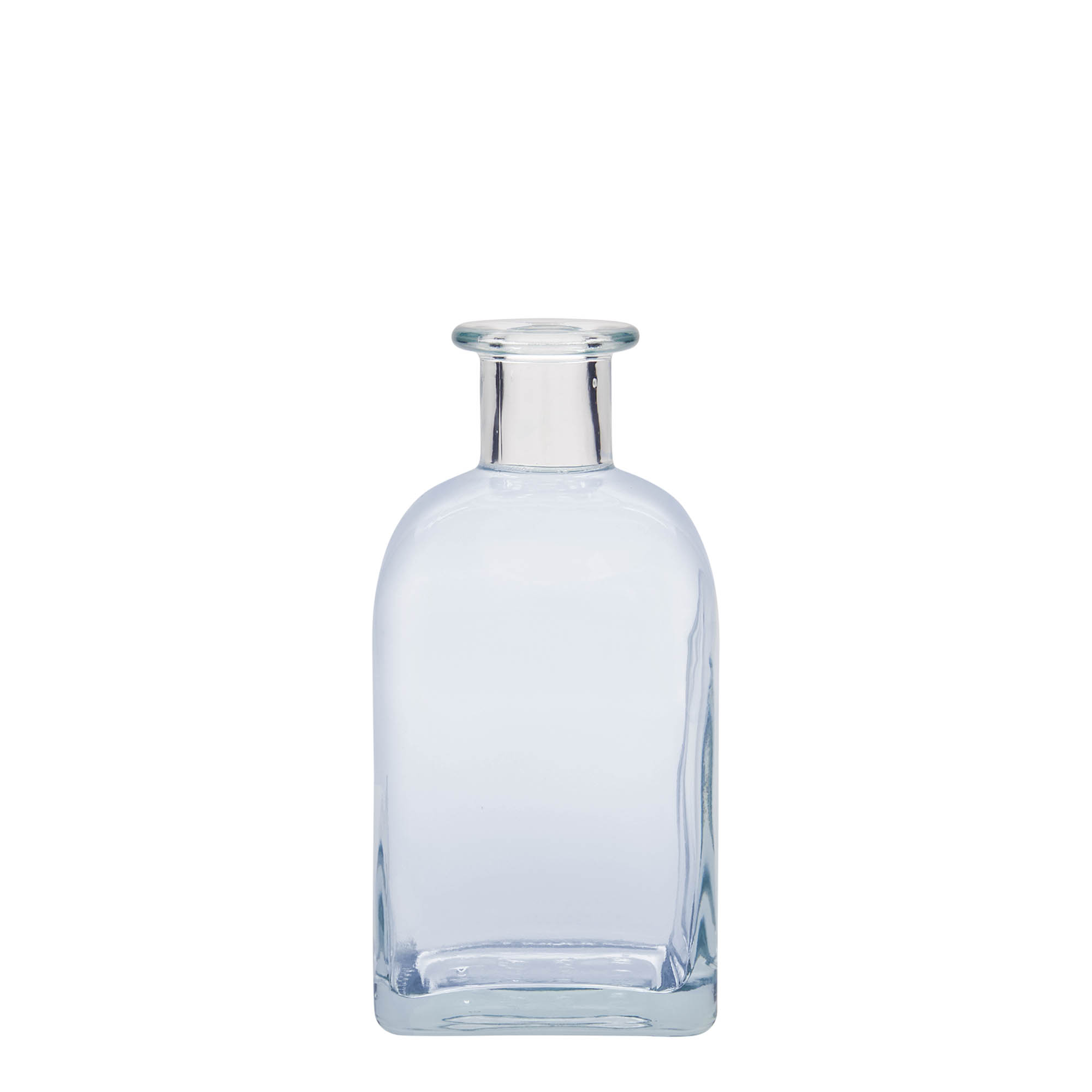 350 ml Glasflasche Apotheker Carré, quadratisch, Mündung: Kork 350 ml Glasflasche Apotheker Carré, quadratisch, Mündung: Kork