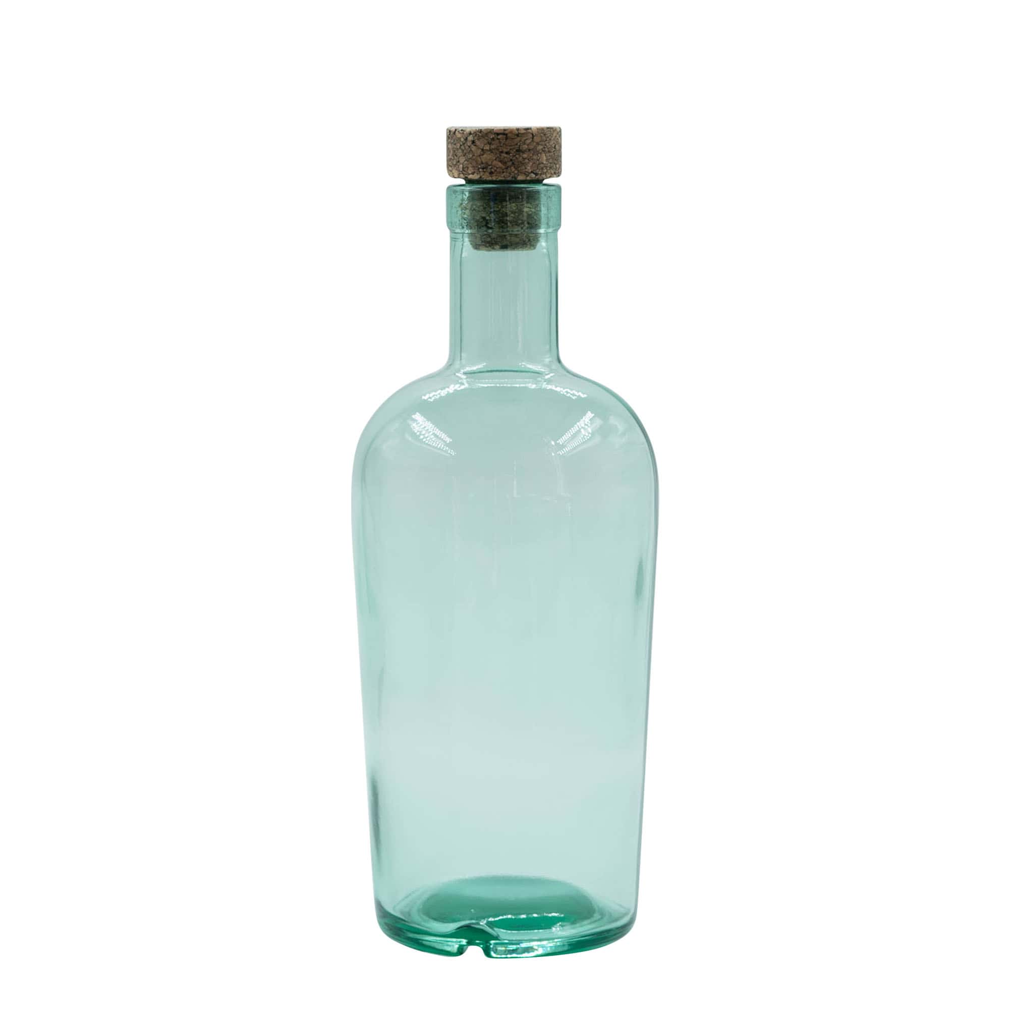 700 ml Glasflasche „Teo Light“, Mündung: Kork