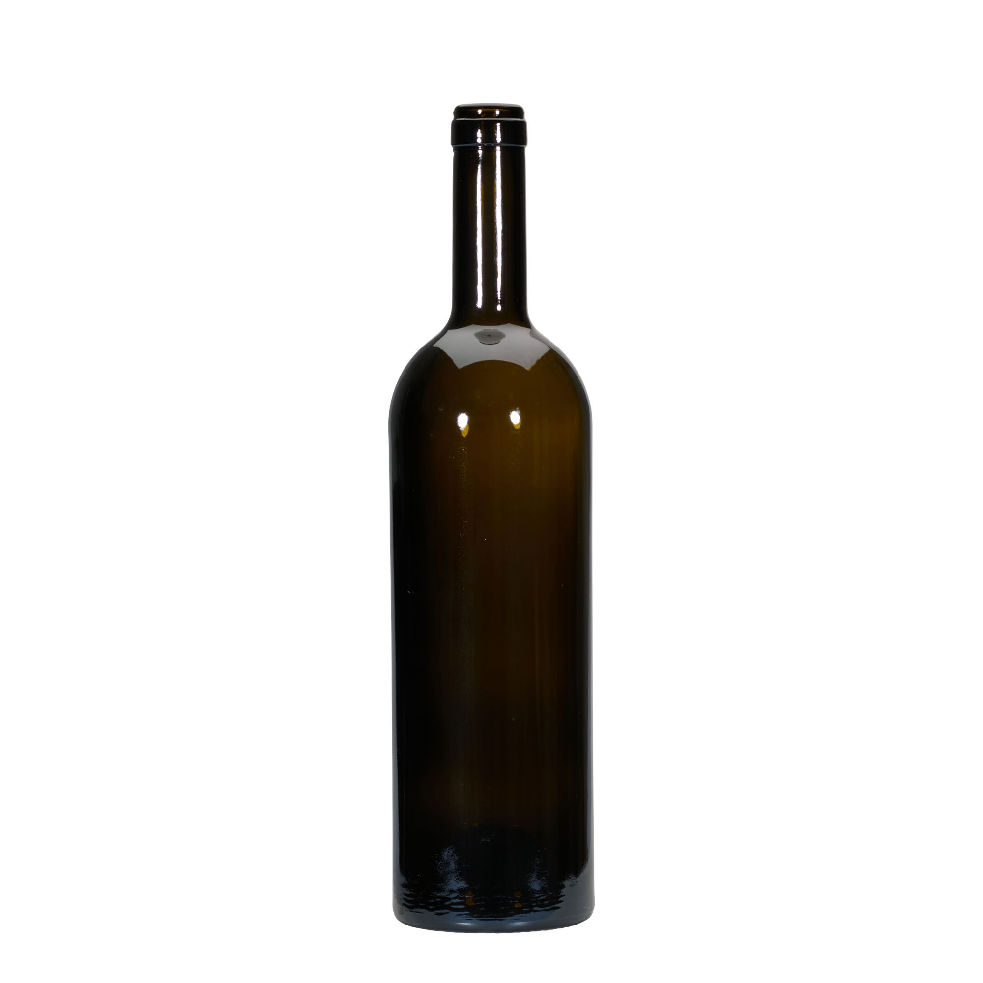 750 ml Weinflasche 'Golia', antikgrün, Mündung: Kork 750 ml Weinflasche 'Golia', antikgrün, Mündung: Kork