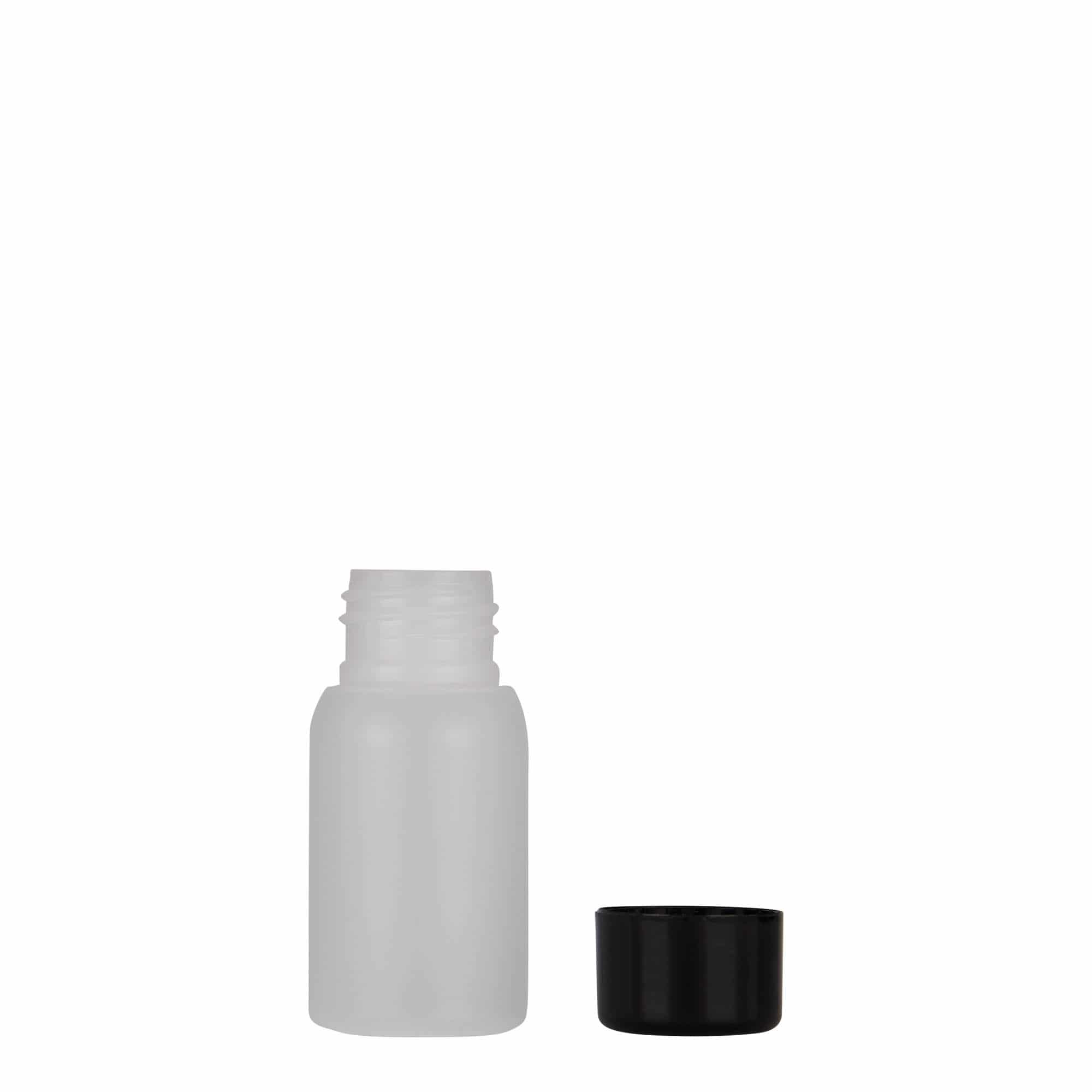 30 ml Kunststoffflasche 'Tuffy', HDPE, natur, Mündung: GPI 24/410