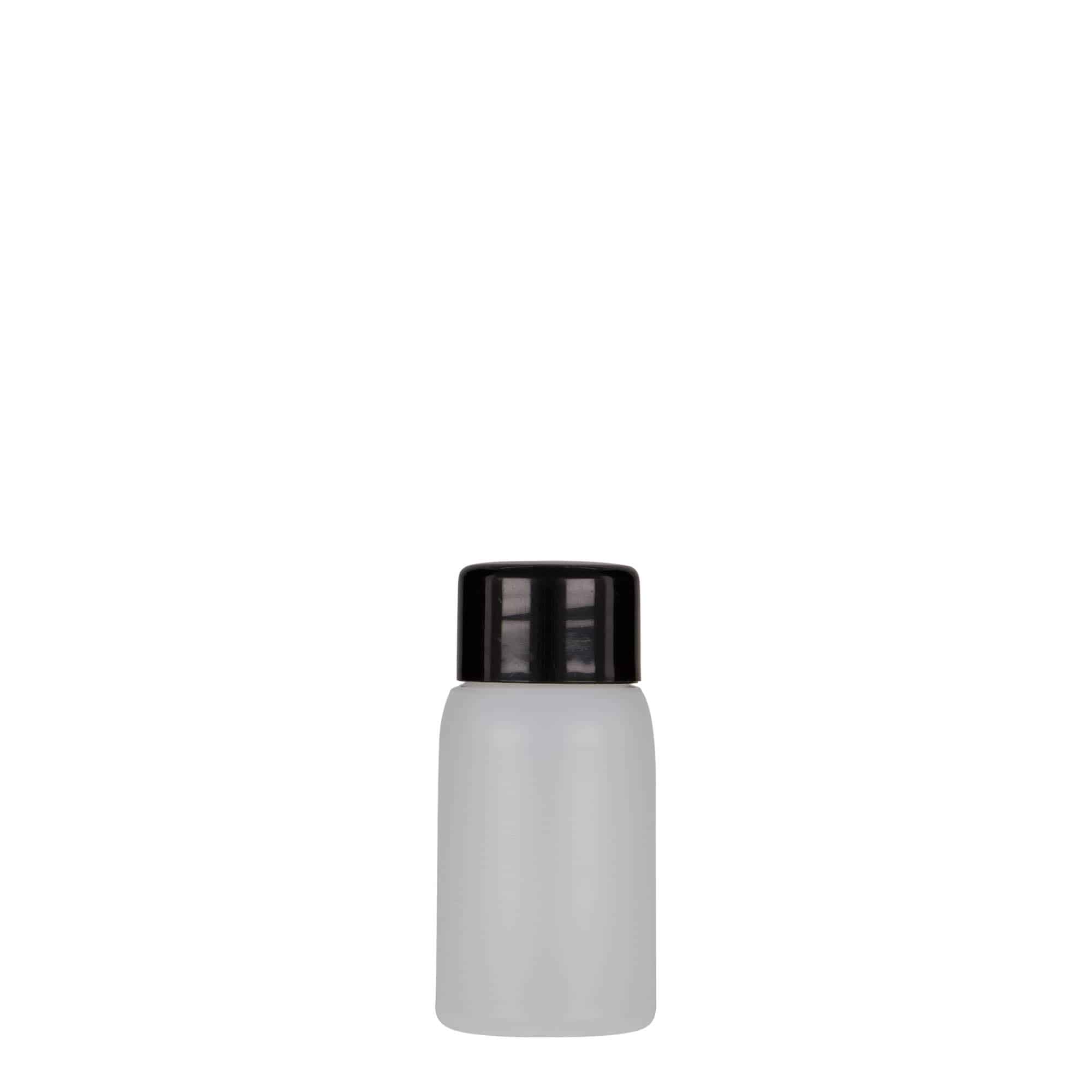 30 ml Kunststoffflasche 'Tuffy', HDPE, natur, Mündung: 24/410
