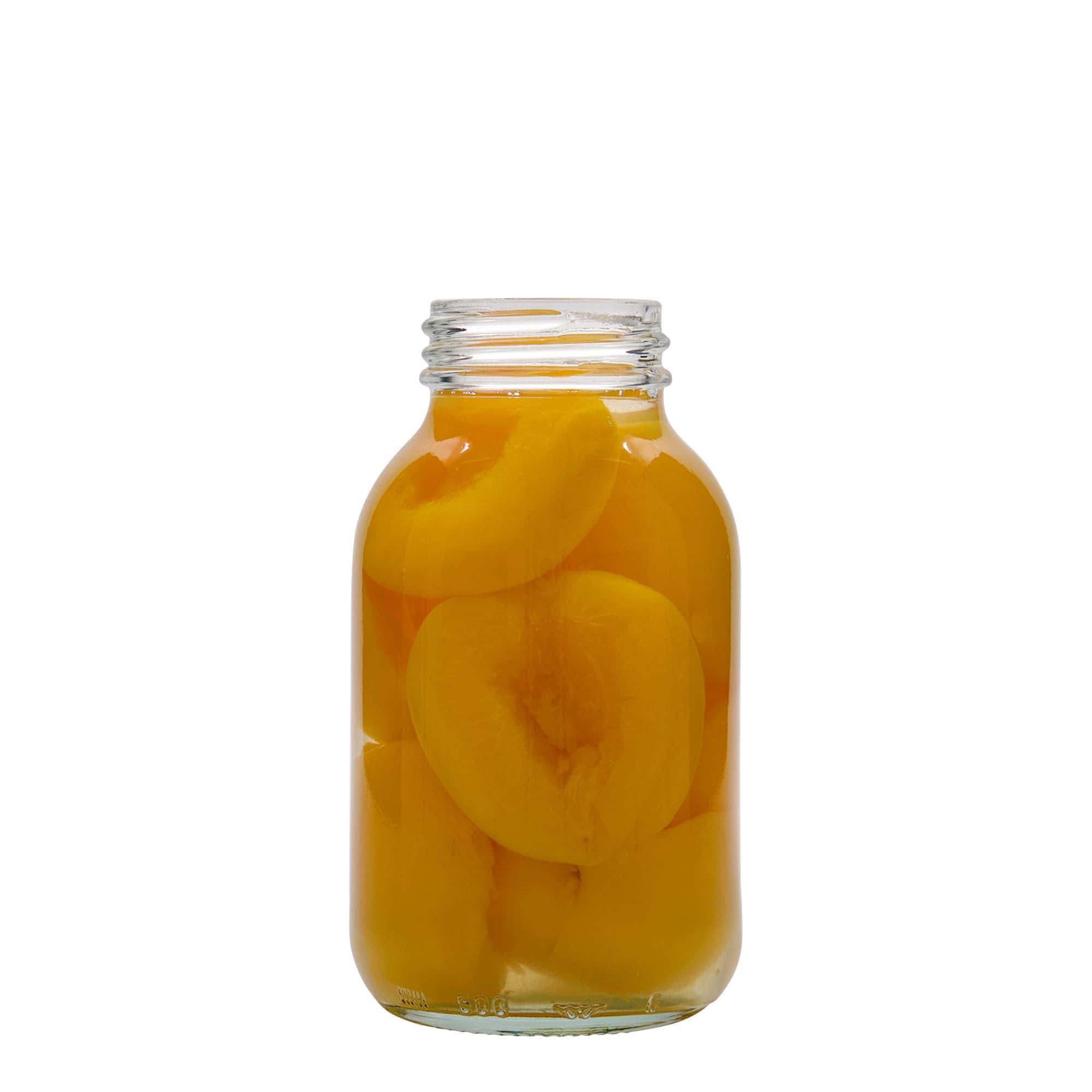 500 ml Weithalsglas, Mündung: DIN 55 500 ml Weithalsglas, Mündung: DIN 55
