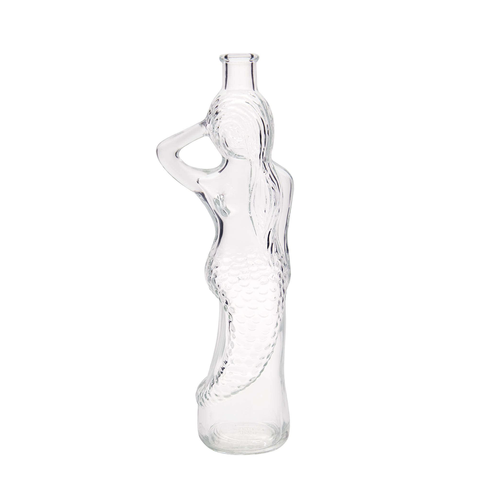 500 ml Glasflasche 'Meerjungfrau', Mündung: Kork 500 ml Glasflasche 'Meerjungfrau', Mündung: Kork