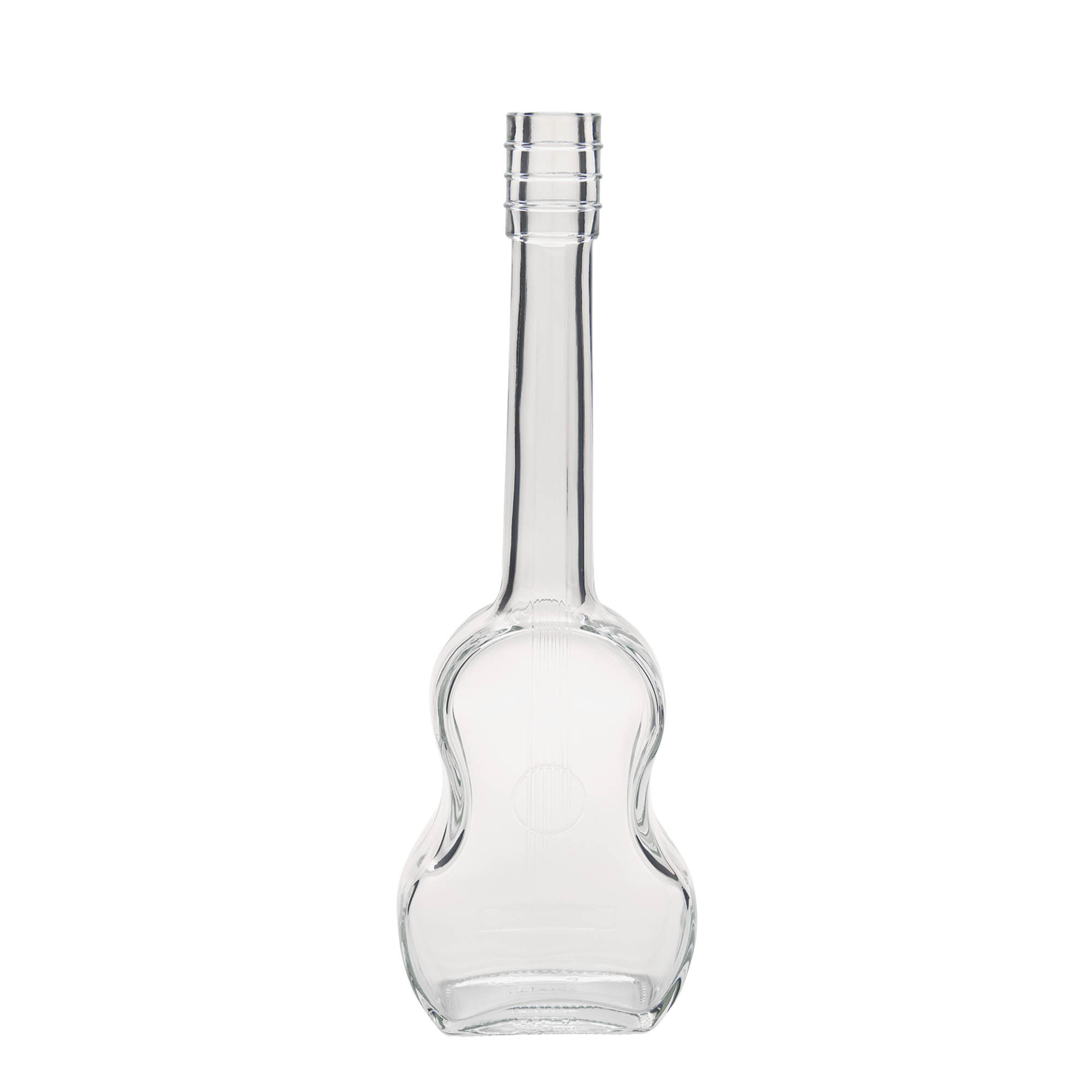 500 ml Glasflasche 'Gitarre', Mündung: Kork