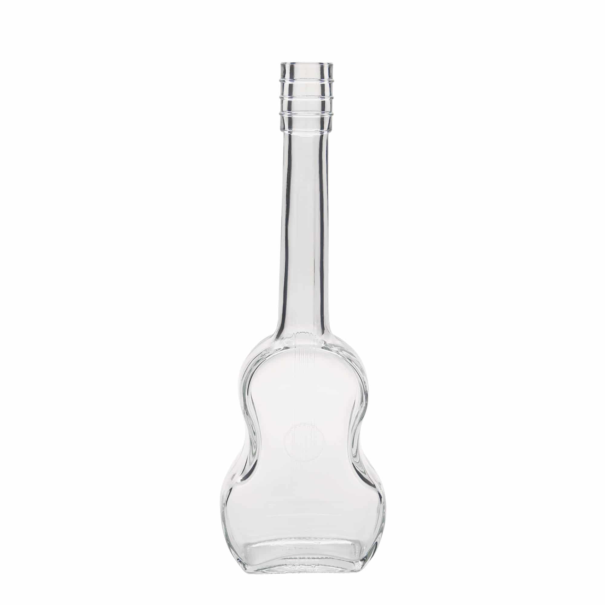 500 ml Glasflasche 'Gitarre', Mündung: Kork