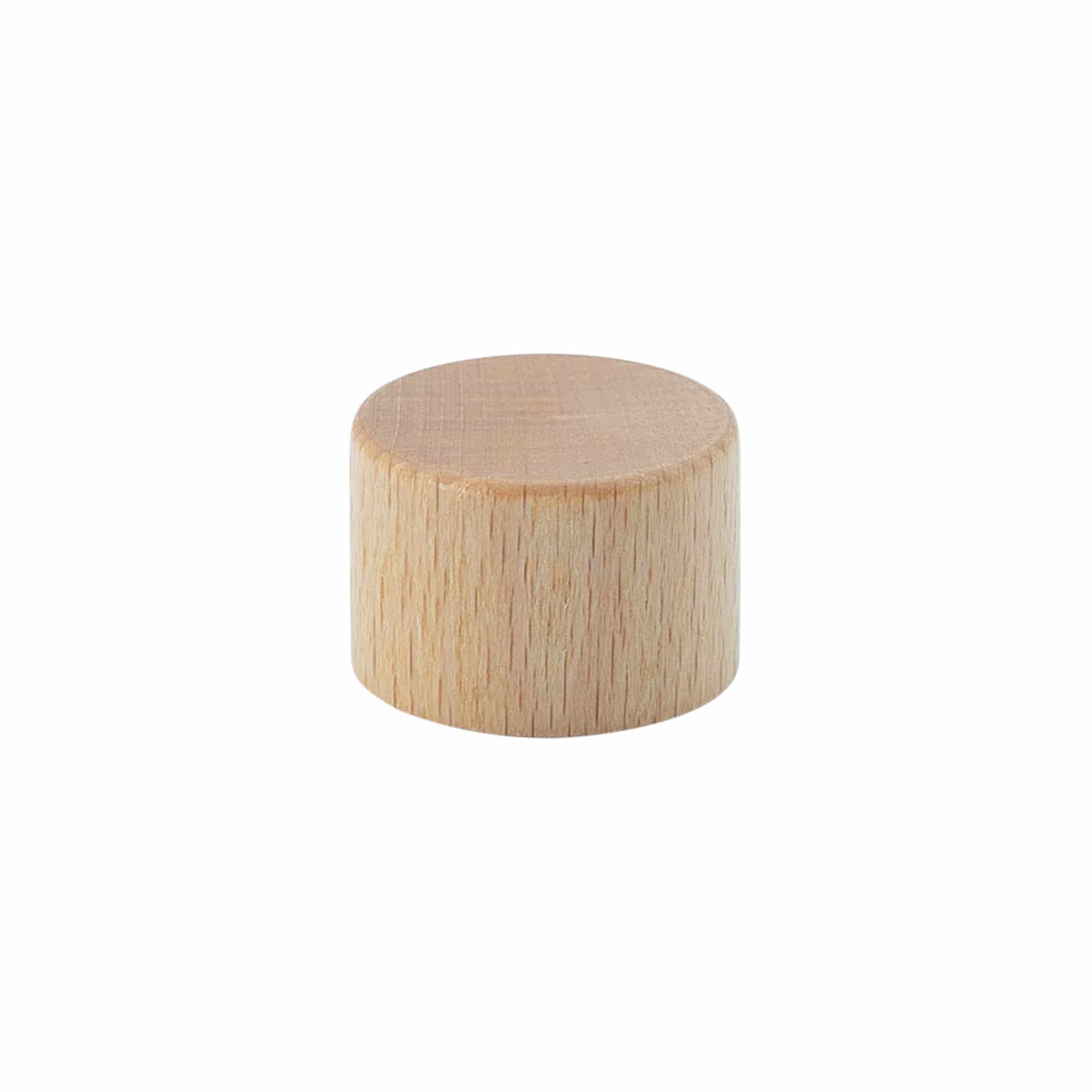 Schraubverschluss, Metall-Holz, holzfarben, für Mündung: PP 28 Schraubverschluss, Metall-Holz, holzfarben, für Mündung: PP 28