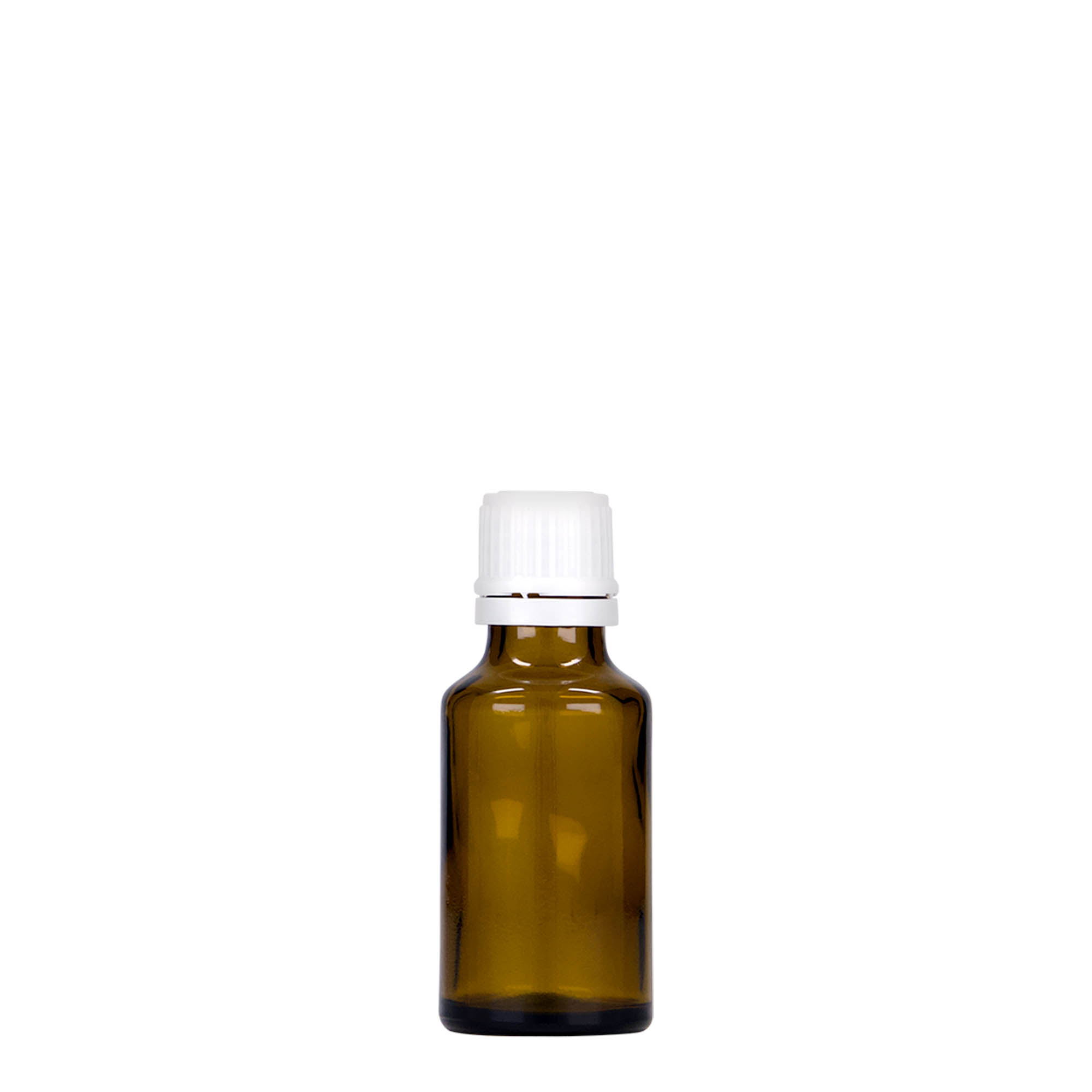 25 ml Medizinflasche, Glas, braun, Mündung: DIN 18