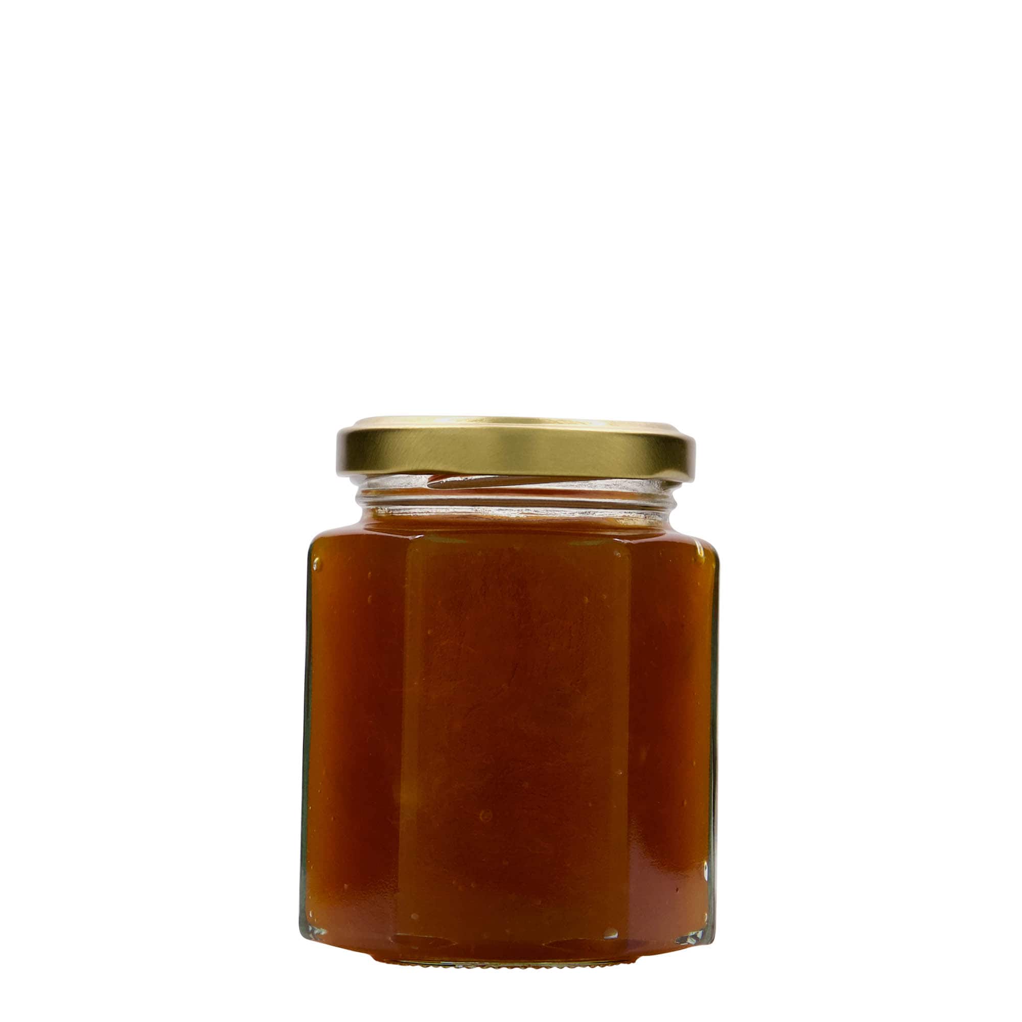 191 ml Sechskantglas, Mündung: Twist-Off (TO 58)