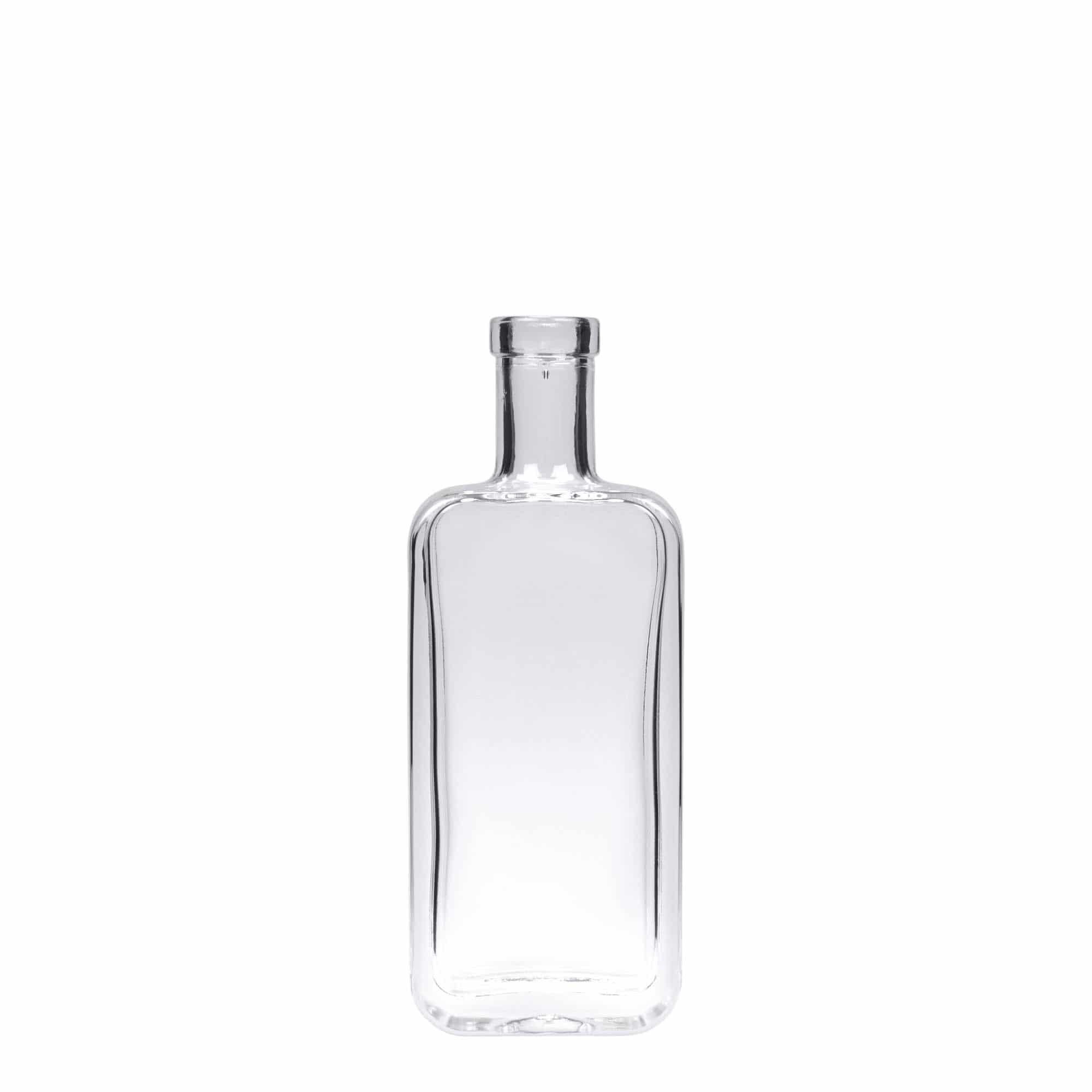 100 ml Glasflasche 'Nice', rechteckig, Mündung: Kork 100 ml Glasflasche 'Nice', rechteckig, Mündung: Kork