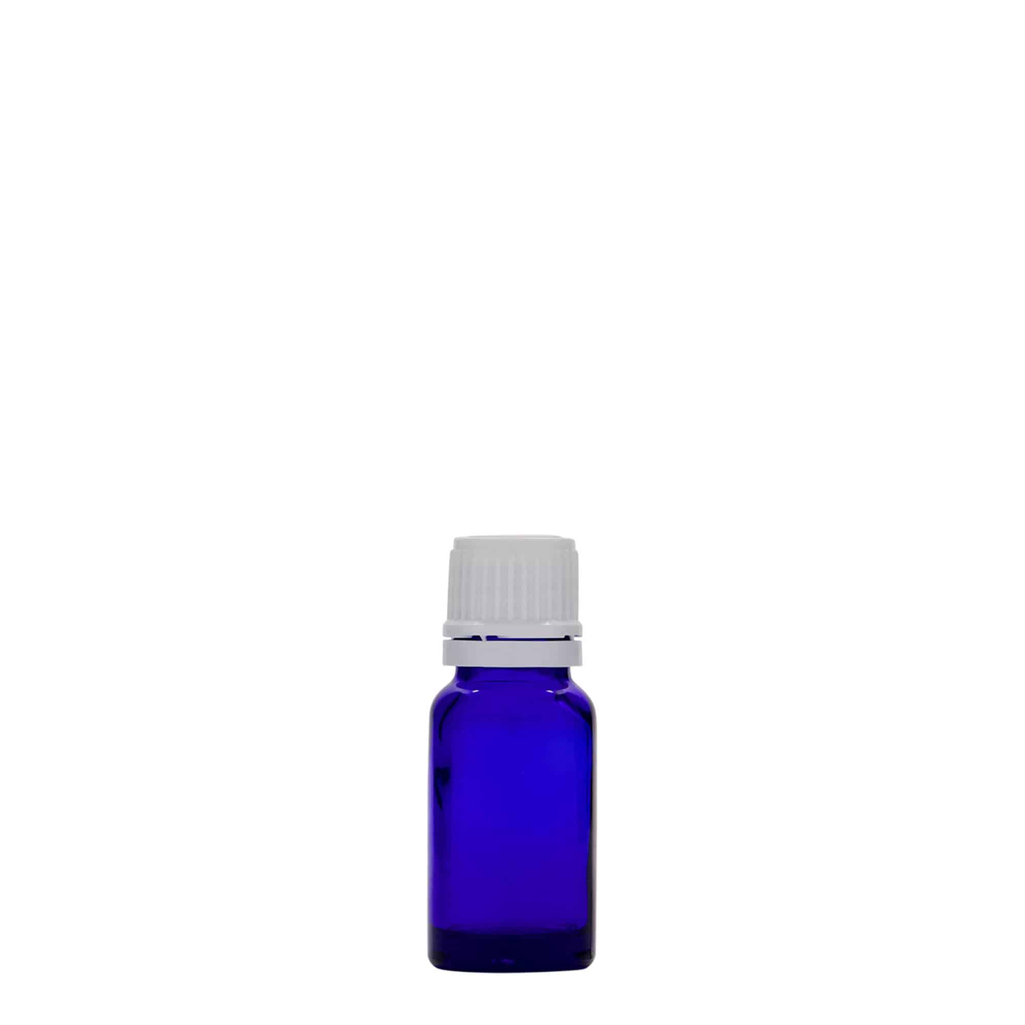 10 ml Medizinflasche, Glas, royalblau, Mündung: DIN 18 10 ml Medizinflasche, Glas, royalblau, Mündung: DIN 18