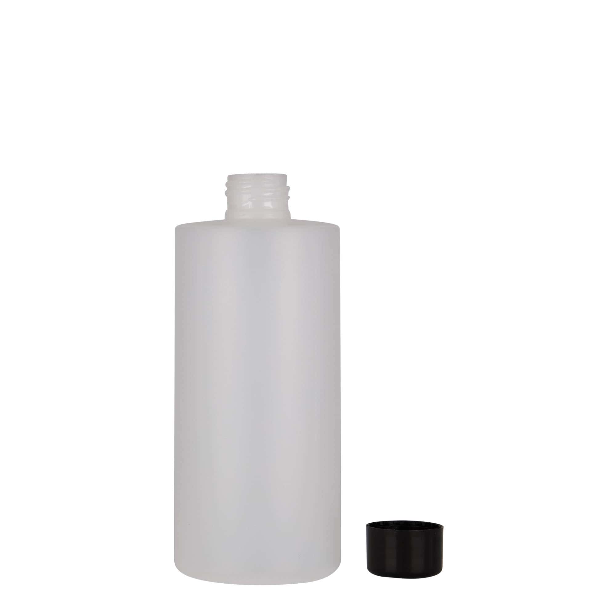 300 ml Kunststoffflasche 'Pipe', HDPE, weiß, Mündung: 24/410