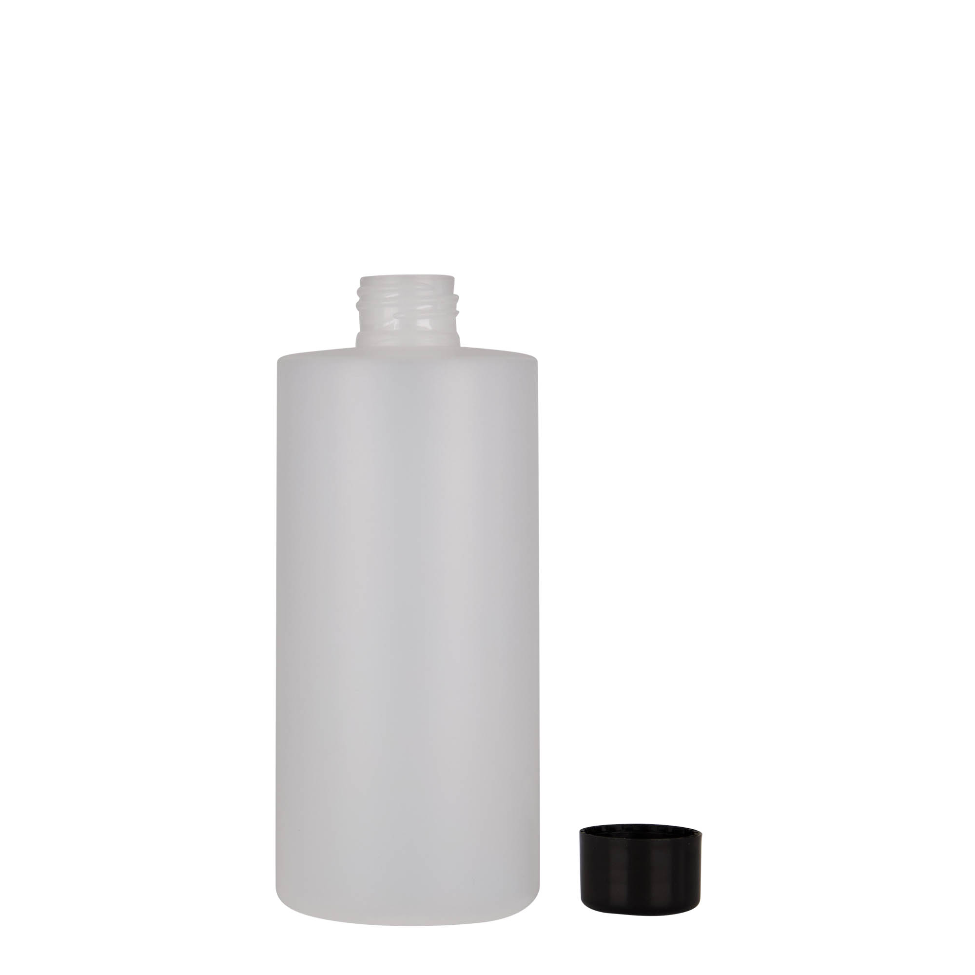 300 ml Kunststoffflasche 'Pipe', HDPE, weiß, Mündung: 24/410