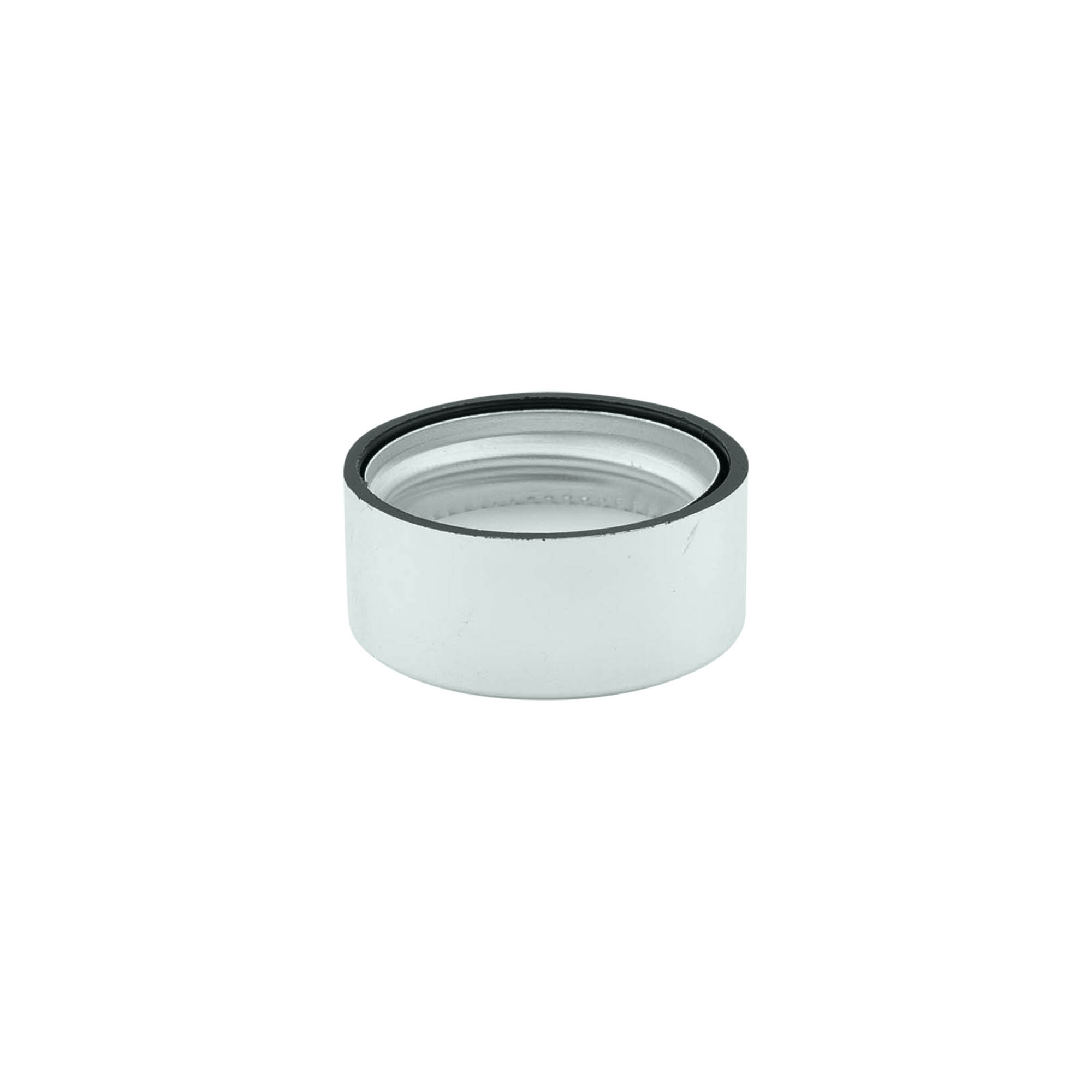 Schraubverschluss, ABS-Kunststoff, silber, für Mündung: GPI 28/400 Schraubverschluss, ABS-Kunststoff, silber, für Mündung: GPI 28/400