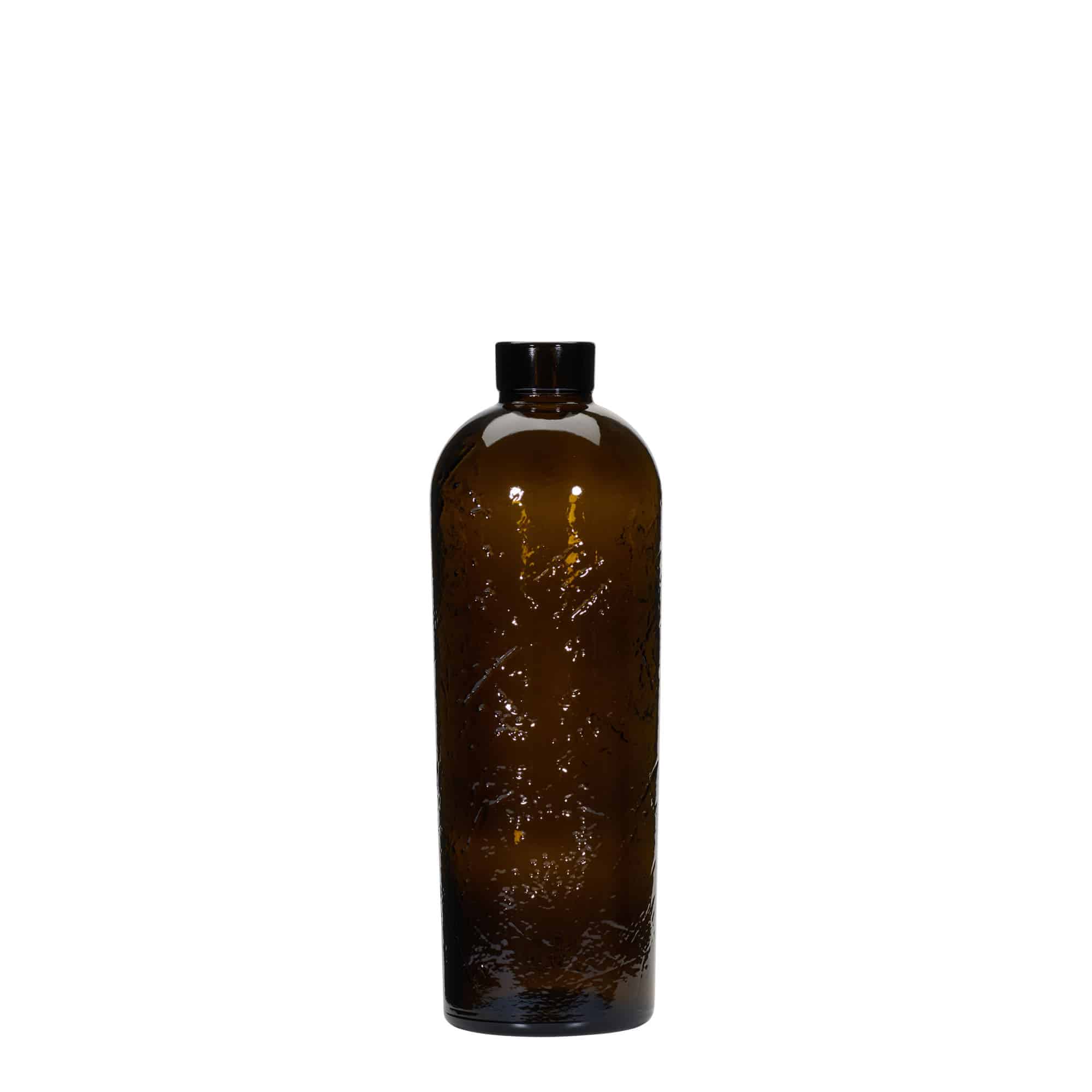700 ml Wildly Crafted Glasflasche 'Natural', braun, Mündung: Kork