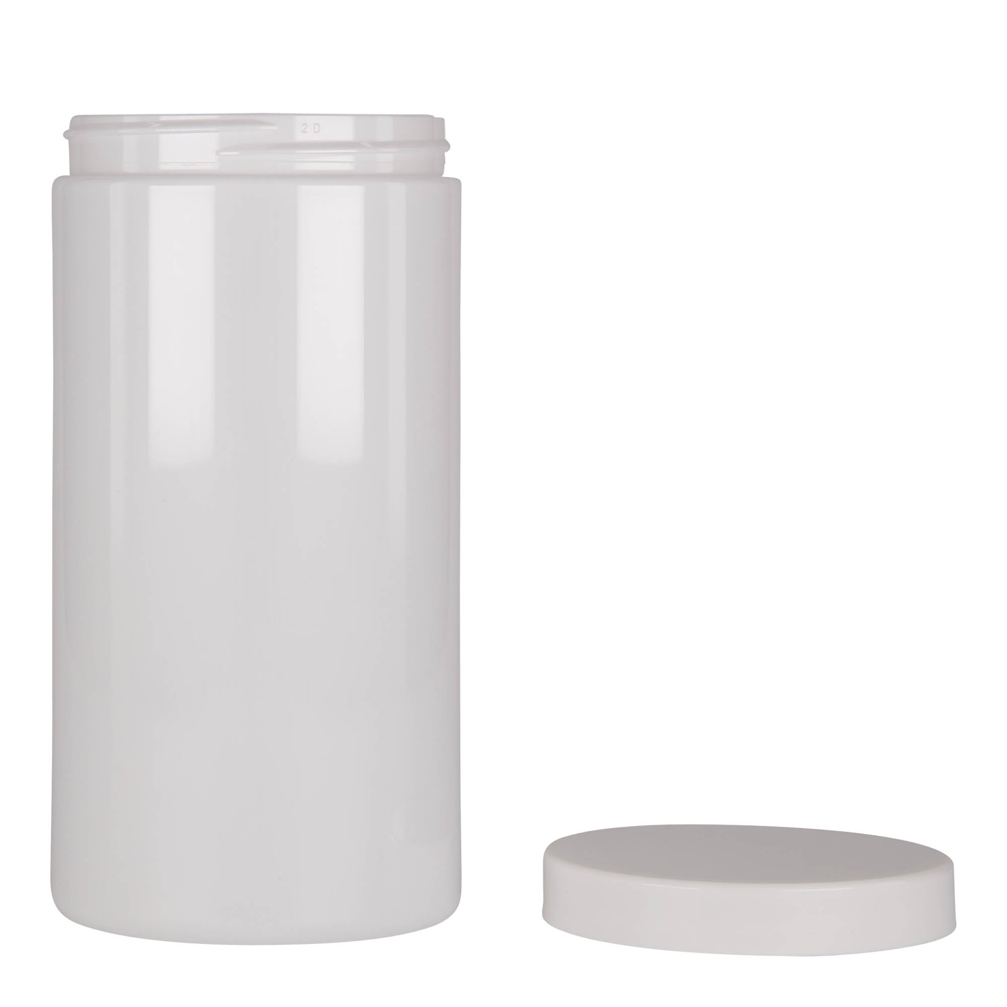 500 ml PET-Dose 'Isabella', weiß, Mündung: 70/400