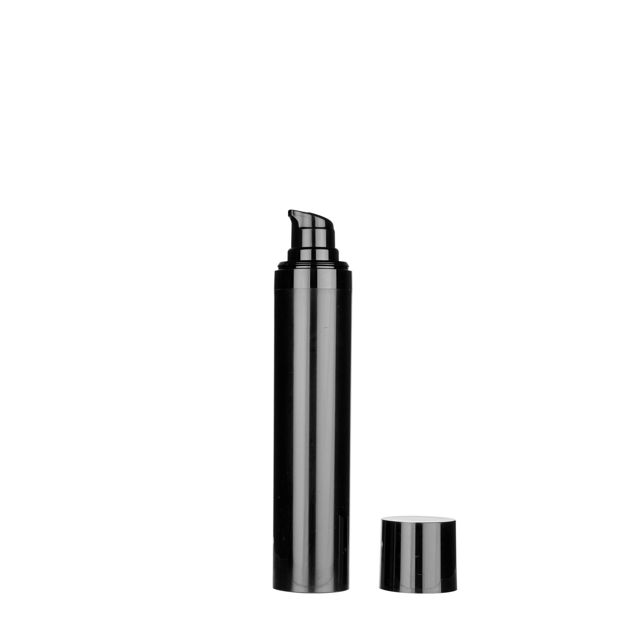50 ml Airless Dispenser „Micro“, PP-Kunststoff, schwarz