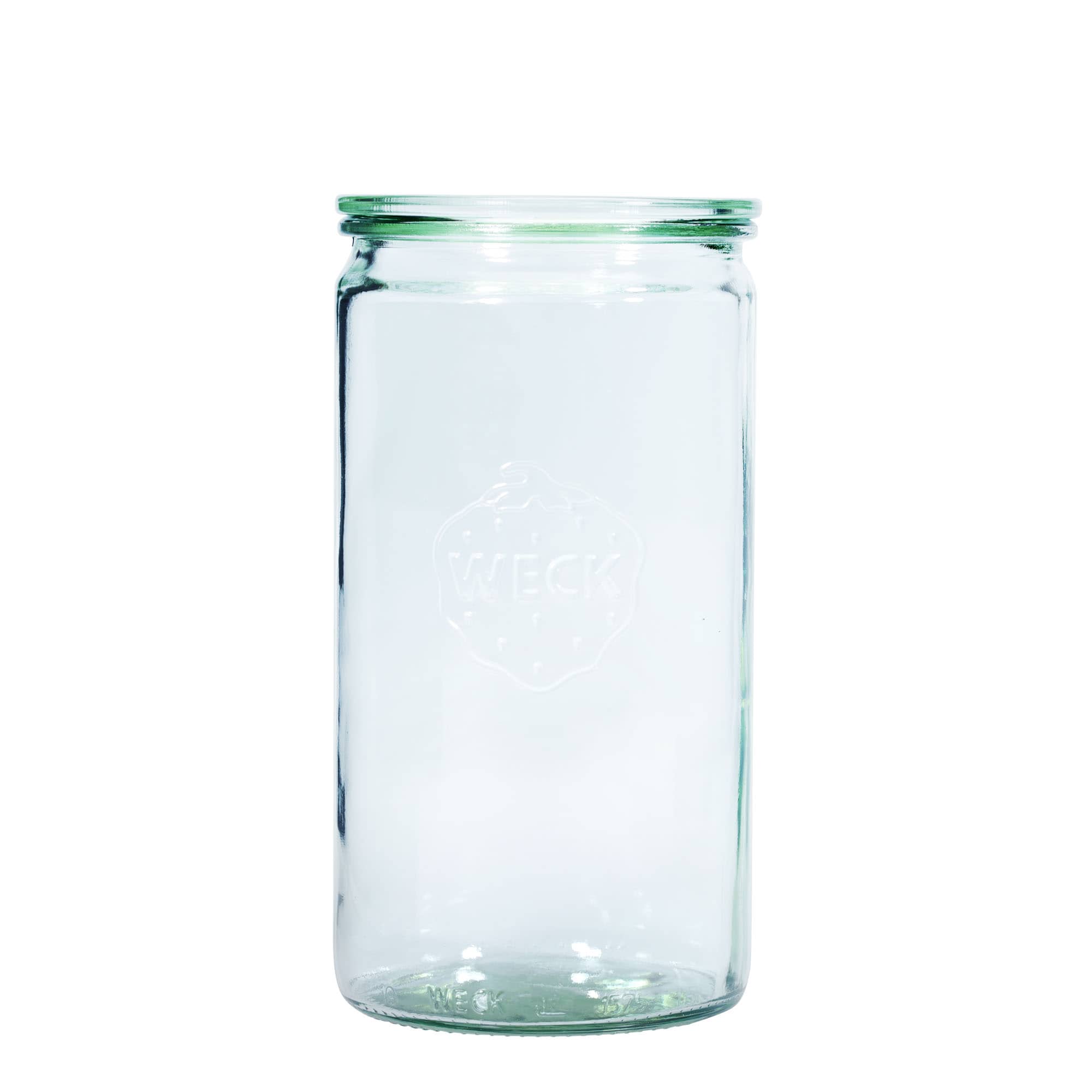 1.575 ml WECK-Zylinderglas, Mündung: Rundrand