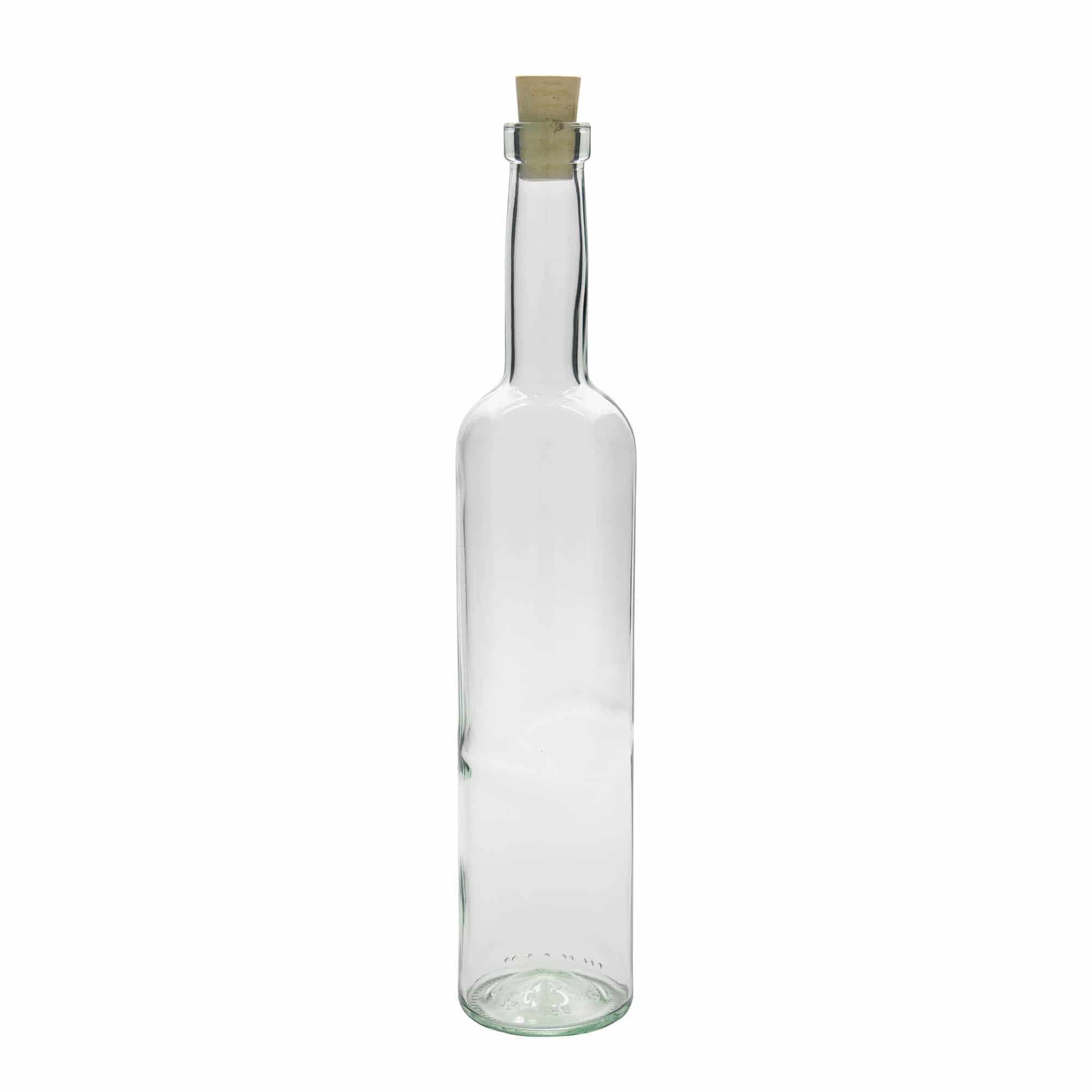 500 ml Glasflasche „Bordeaux“, Mündung: Kork