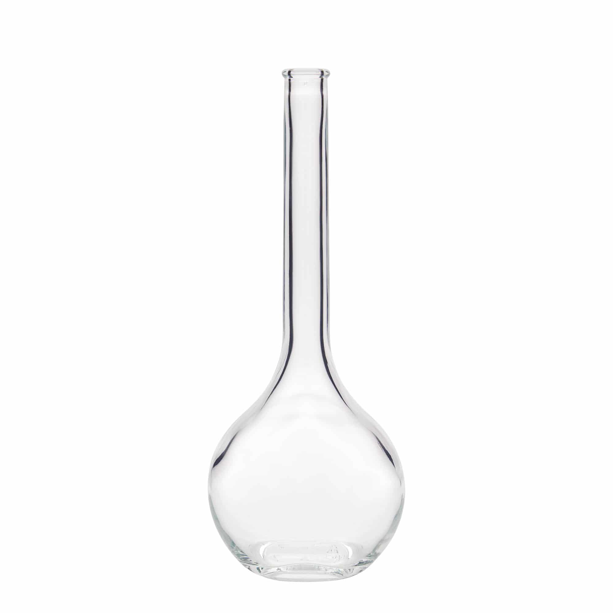 500 ml Glasflasche 'Contessa', oval, Mündung: Kork
