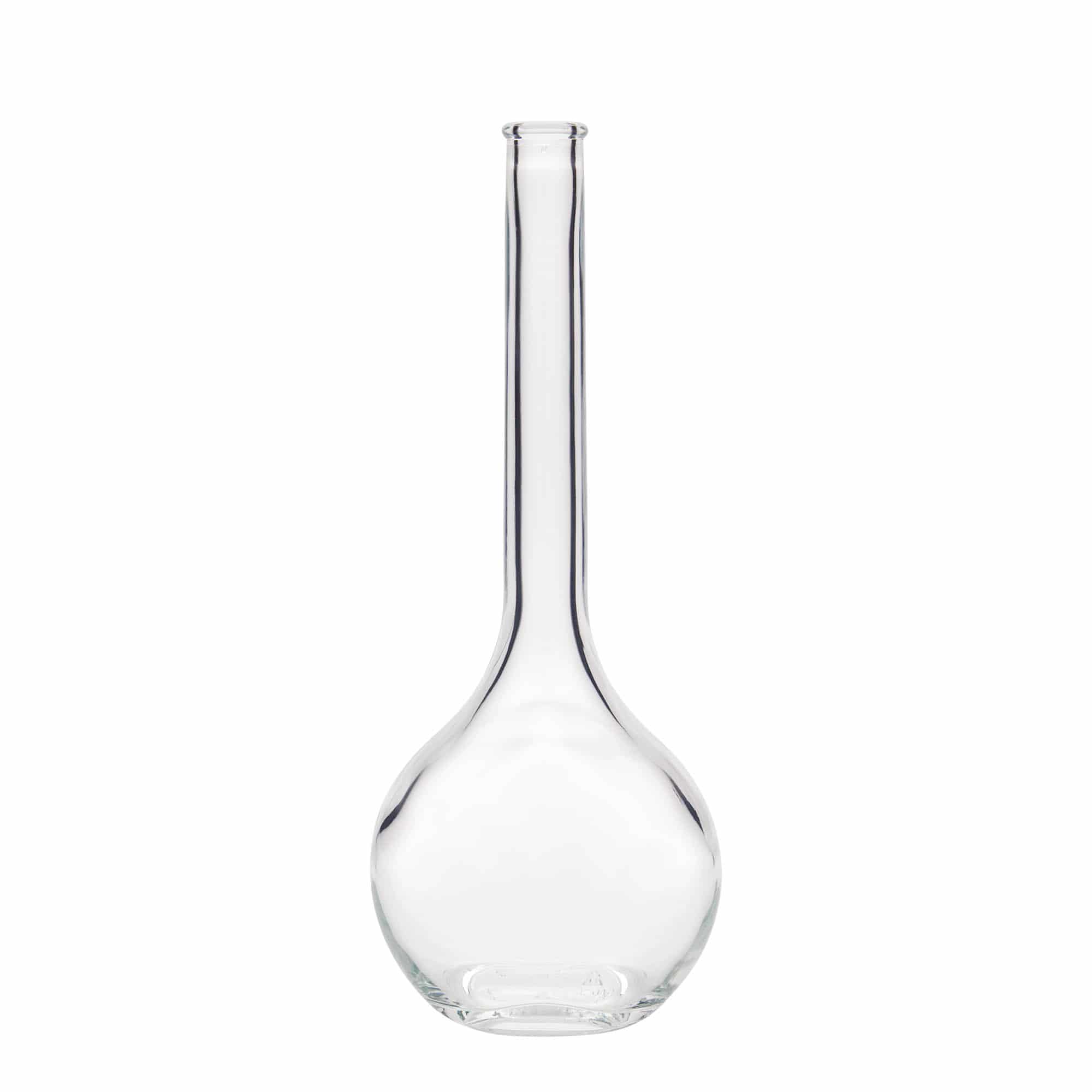 500 ml Glasflasche 'Contessa', oval, Mündung: Kork