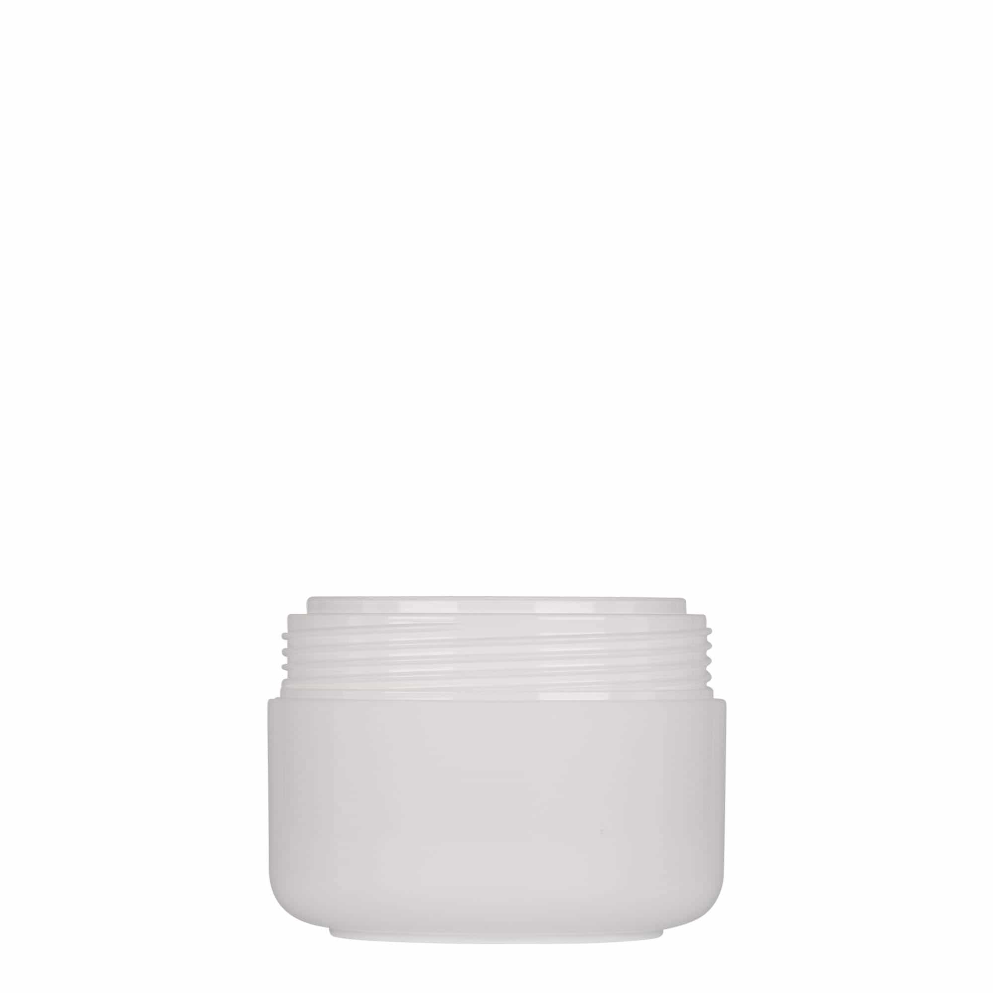 100 ml Kunststoffdose 'Bianca', PP, weiß, Mündung: Schraubverschluss