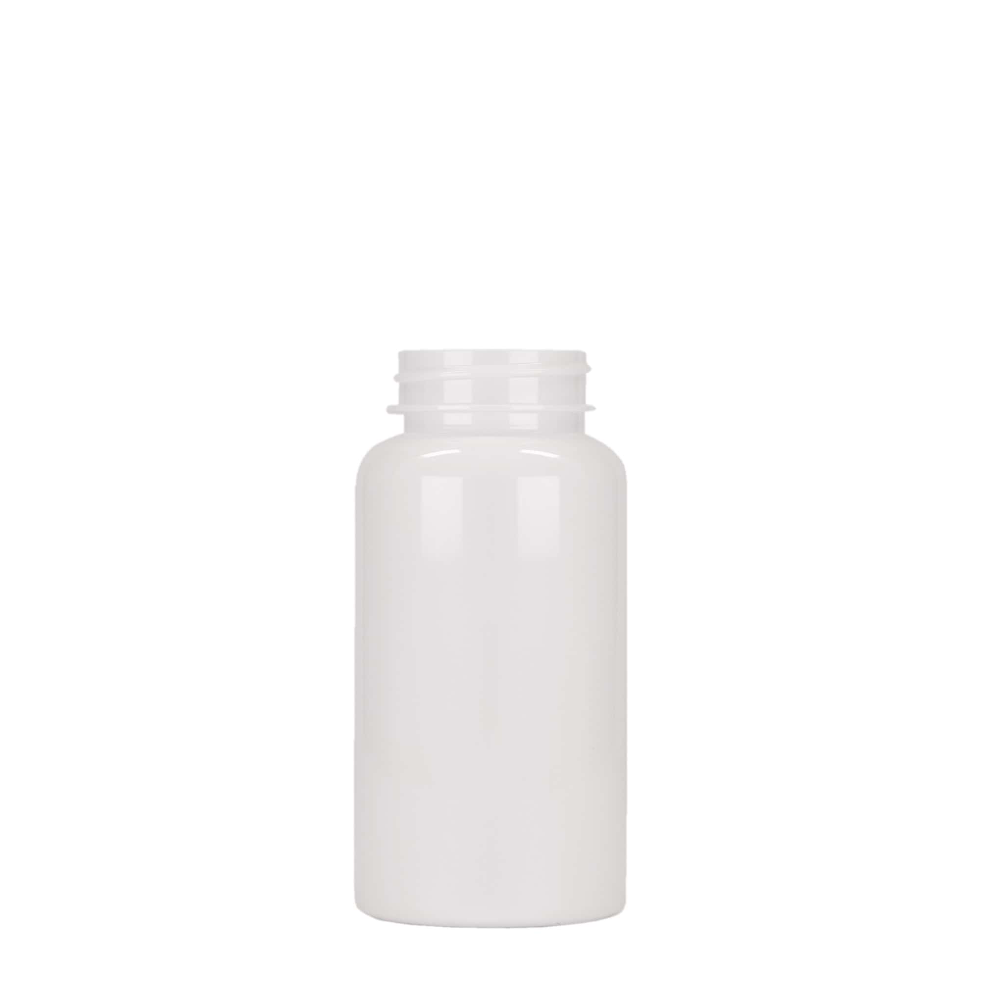 150 ml PET-Packer, Kunststoff, weiß, Mündung: 38/400