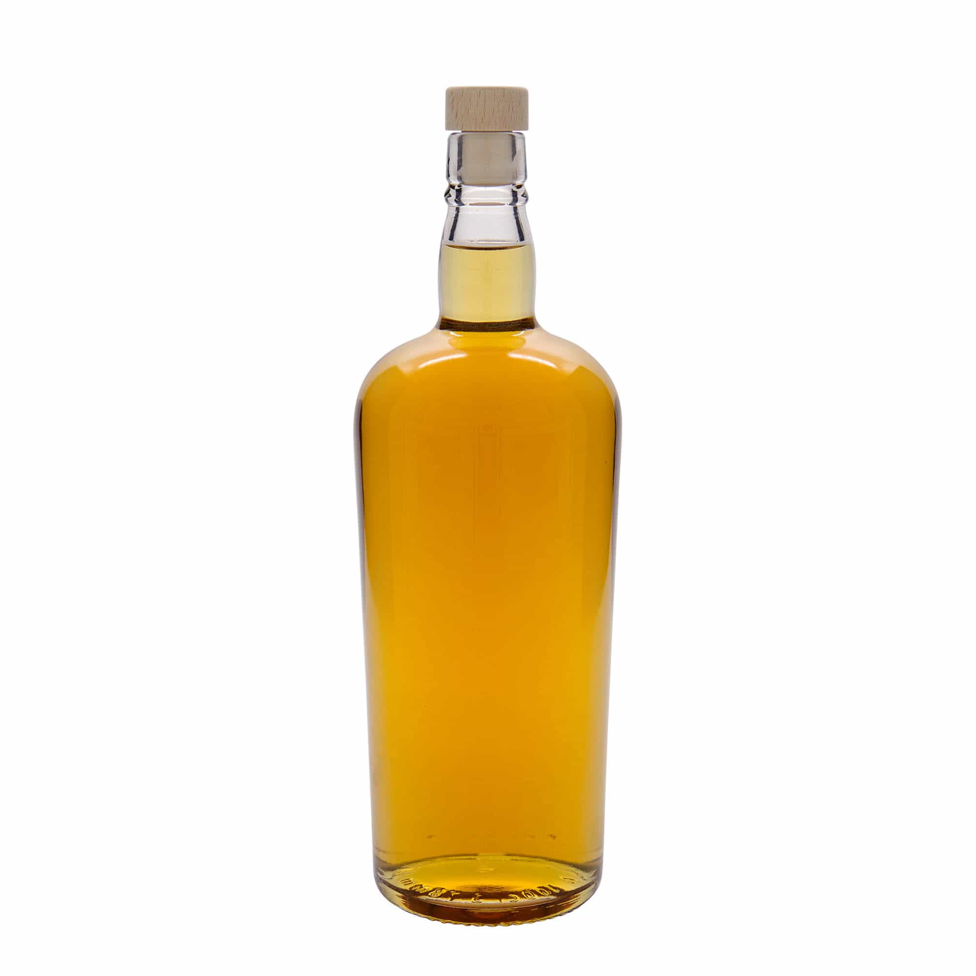 1000 ml Glasflasche 'Edinburgh', Mündung: Kork