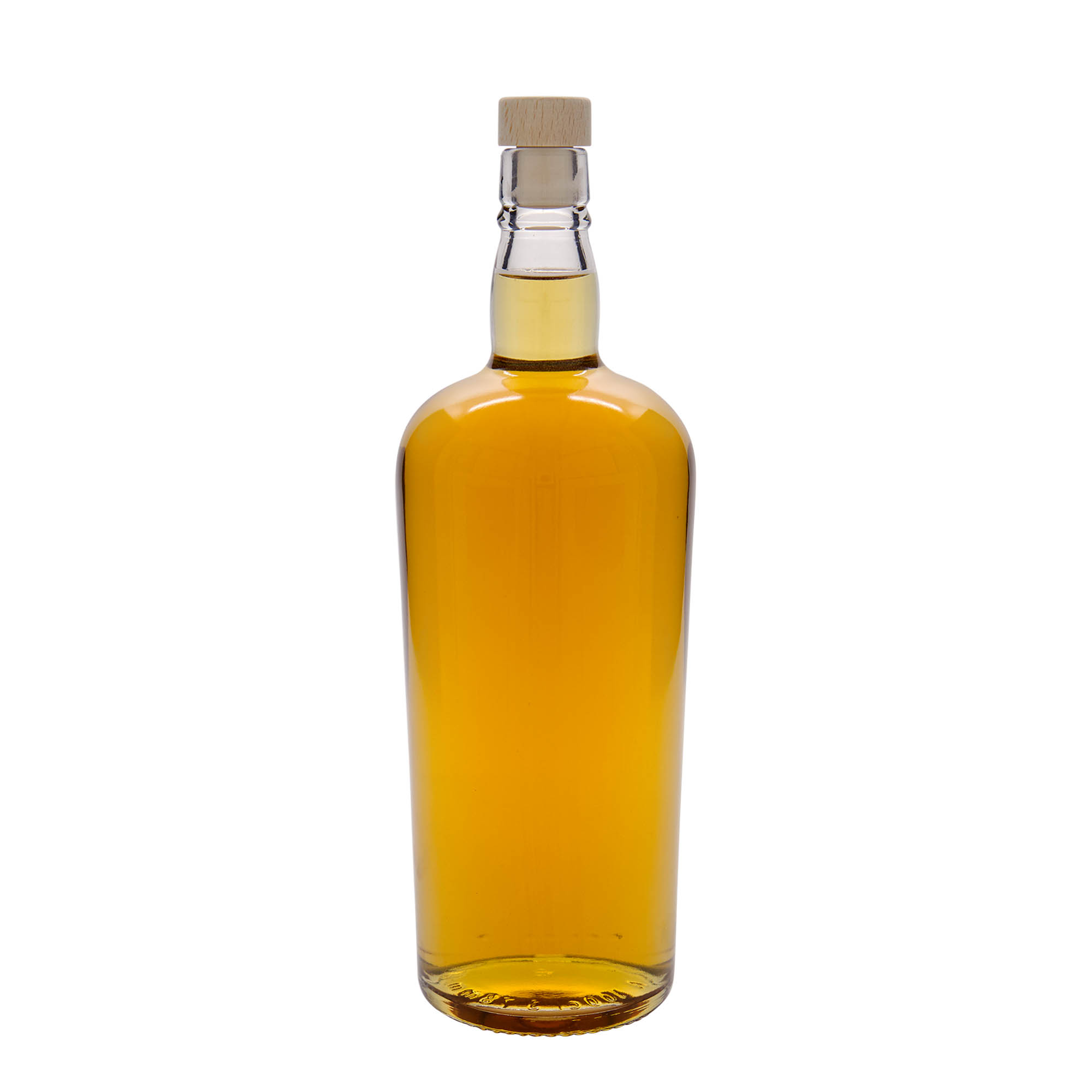 1000 ml Glasflasche 'Edinburgh', Mündung: Kork