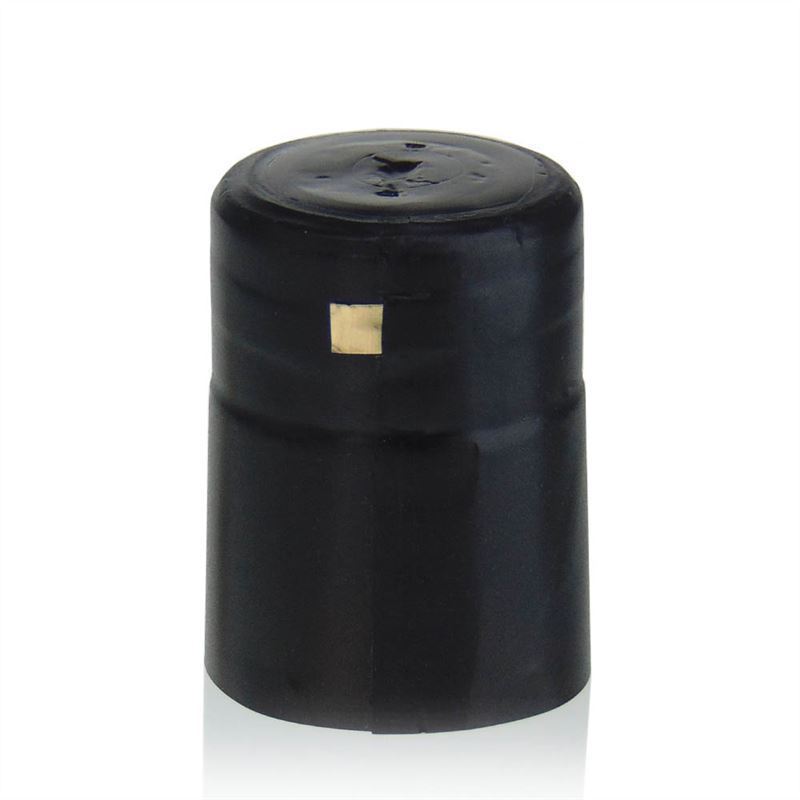 Schrumpfkapsel 32x41, PVC-Kunststoff, schwarz