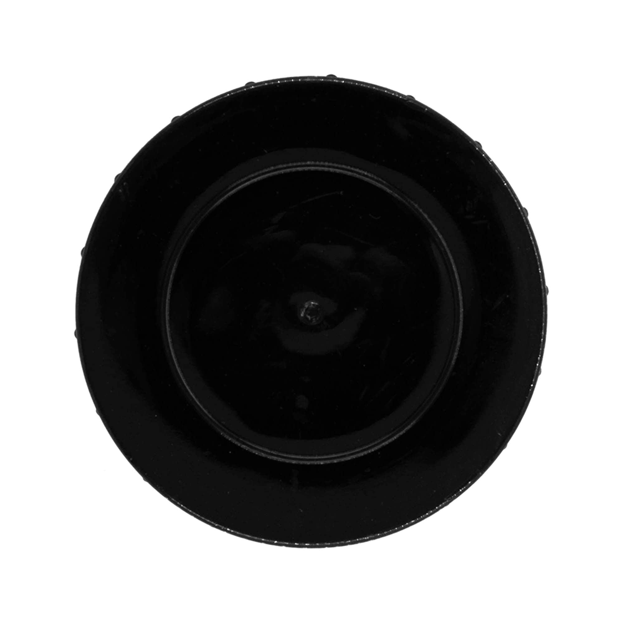 Schraubverschluss, PP-Kunststoff, schwarz, für Mündung: DIN 68 Schraubverschluss, PP-Kunststoff, schwarz, für Mündung: DIN 68