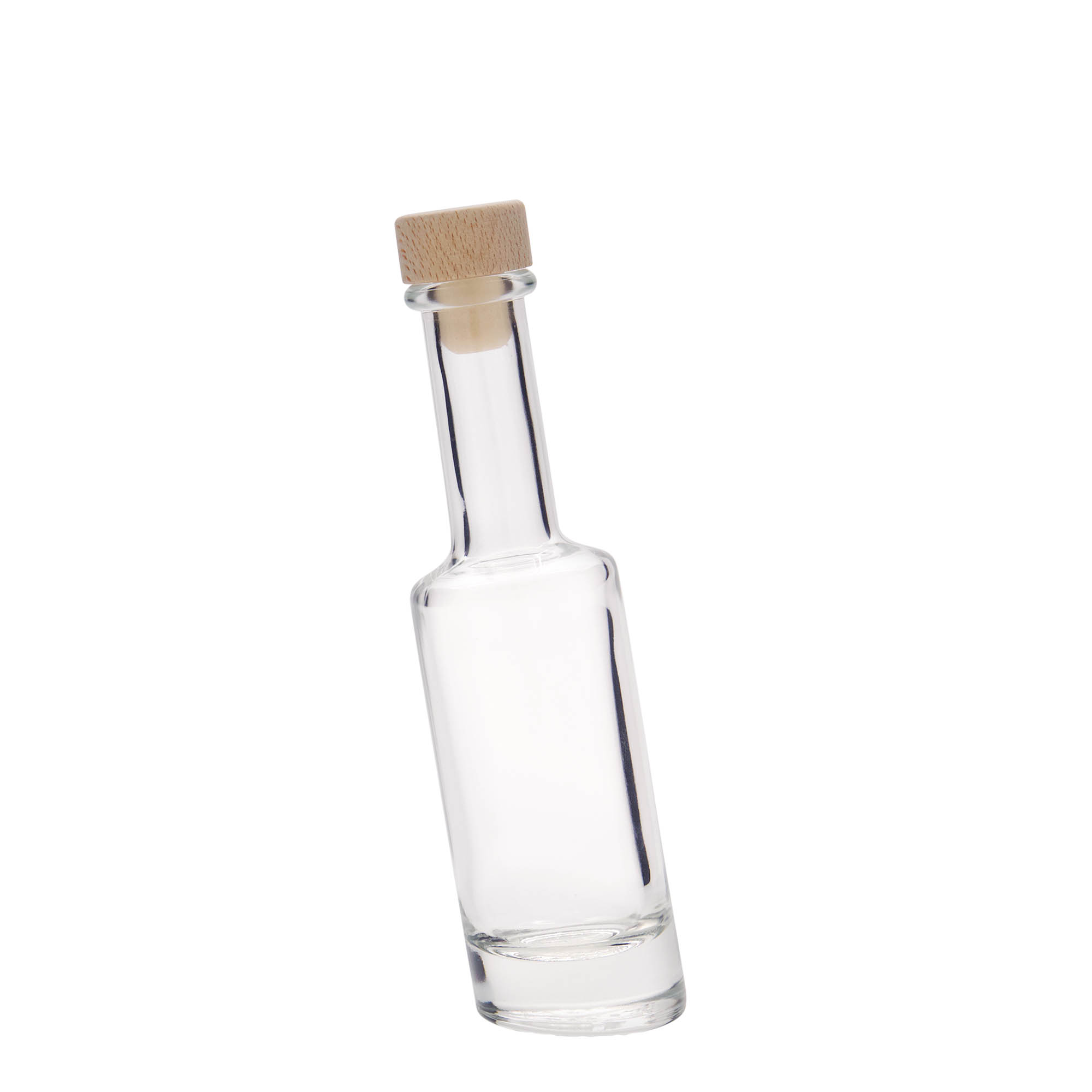 100 ml Glasflasche 'Bounty', Mündung: Kork 100 ml Glasflasche 'Bounty', Mündung: Kork