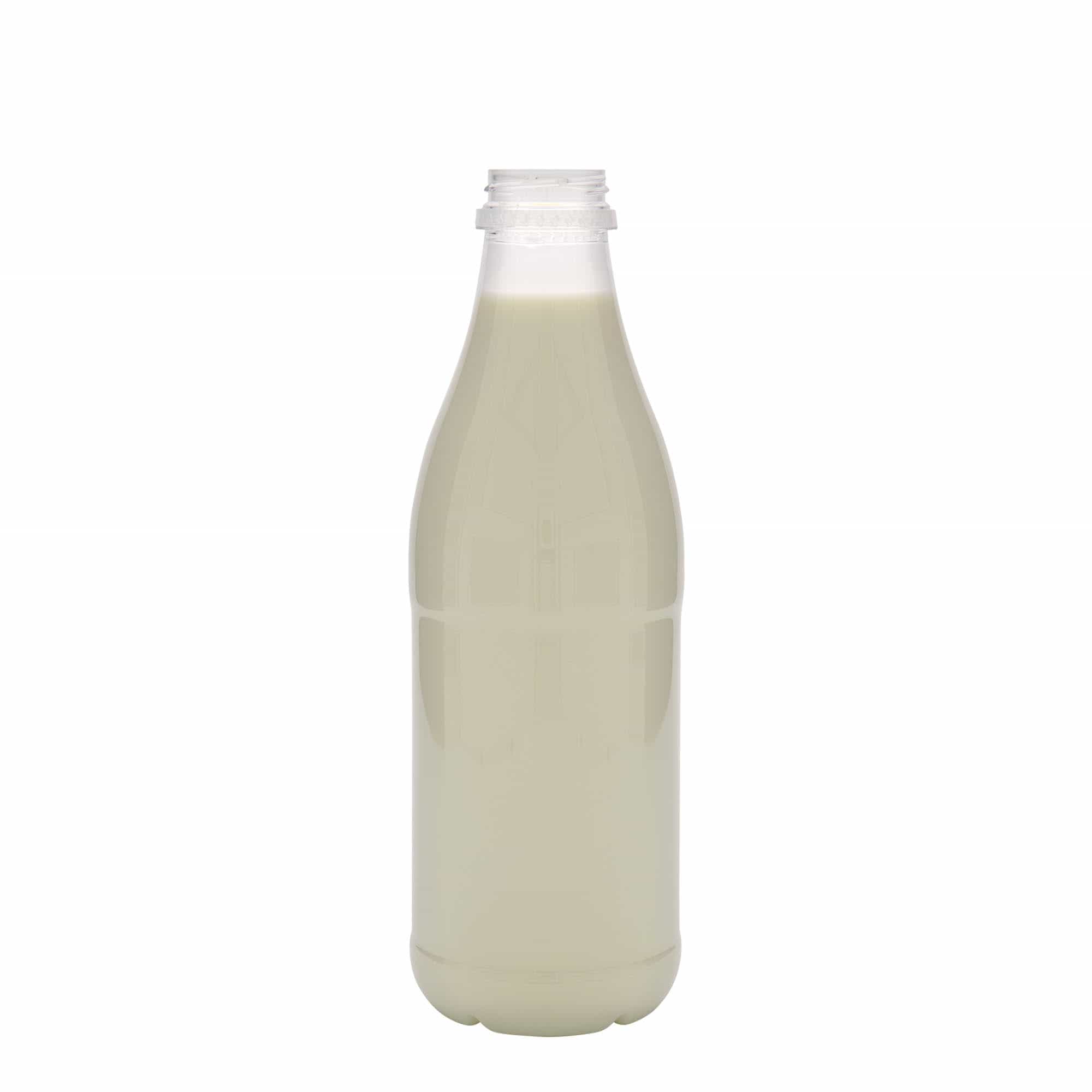 1.000 ml PET-Flasche „Milk and Juice“, Kunststoff, Mündung: 38 mm