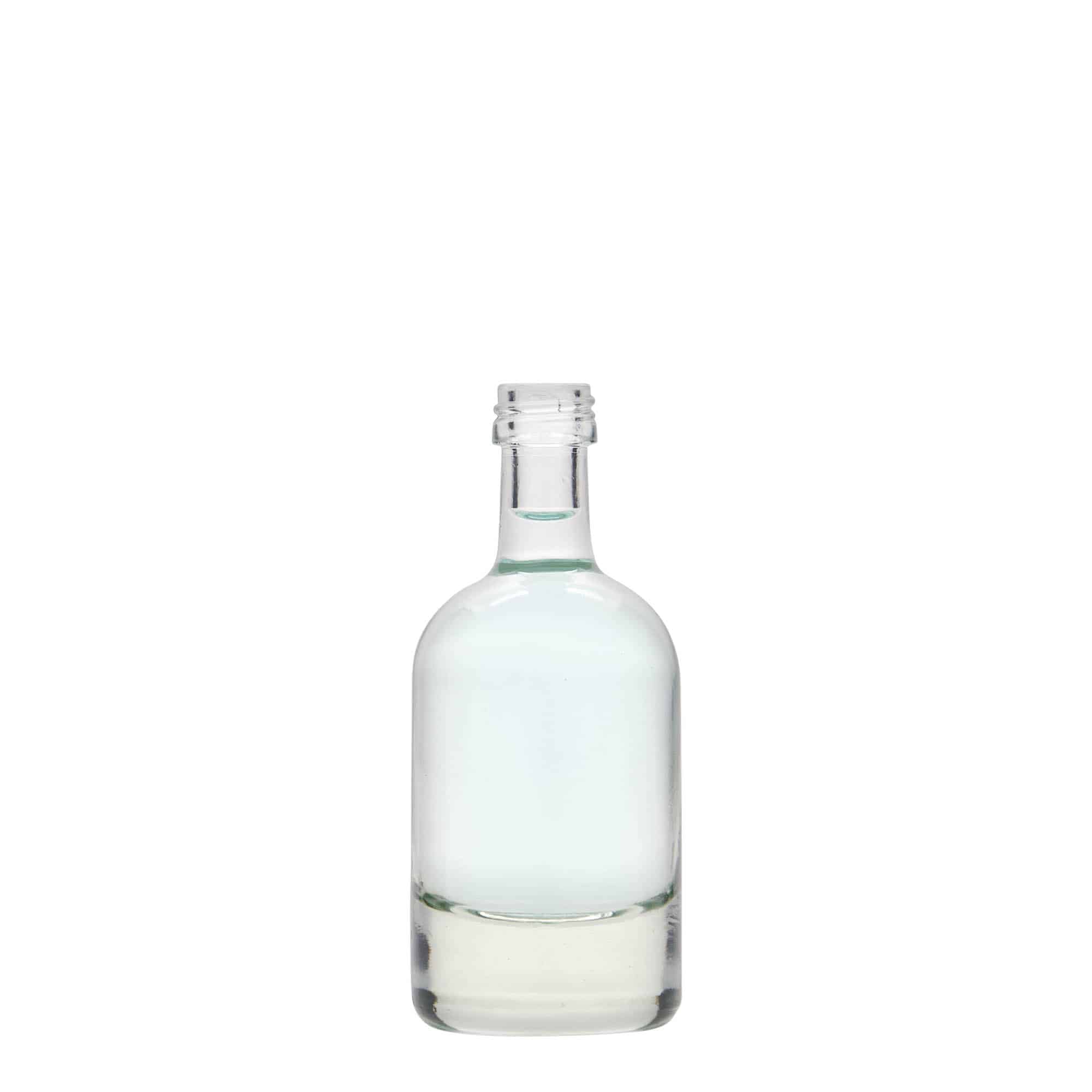 50 ml Glasflasche „Linea Uno“, Mündung: PP 18