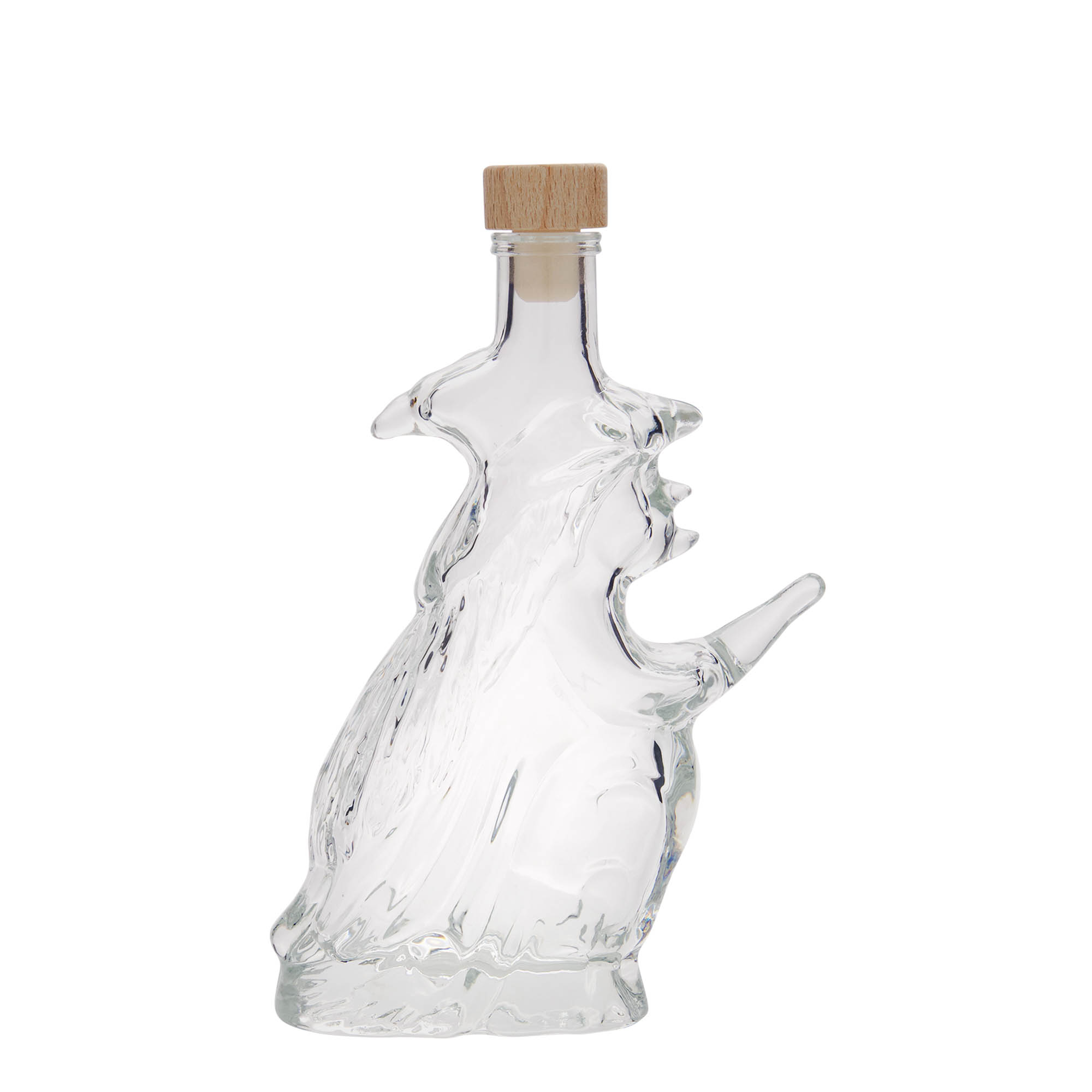 200 ml Glasflasche „Hexe“, Mündung: Kork