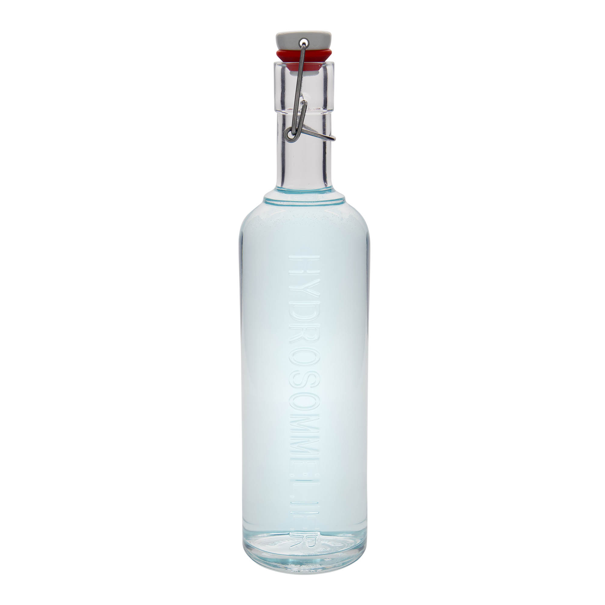 1.000 ml Glasflasche 'Optima Hydrosommelier', Mündung: Bügelverschluss