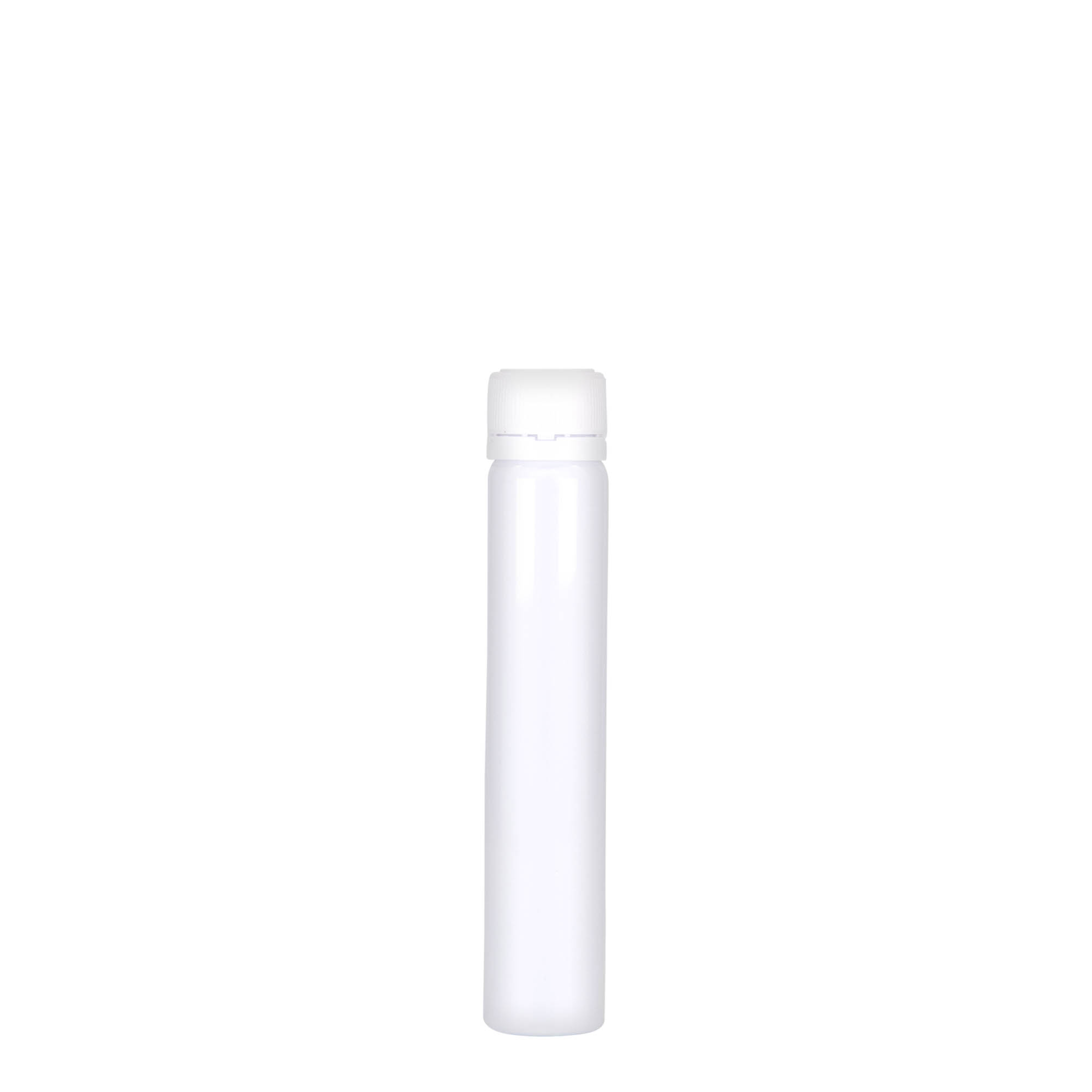 25 ml PET-Röhrchen, Kunststoff, weiß, Mündung: Schraubverschluss