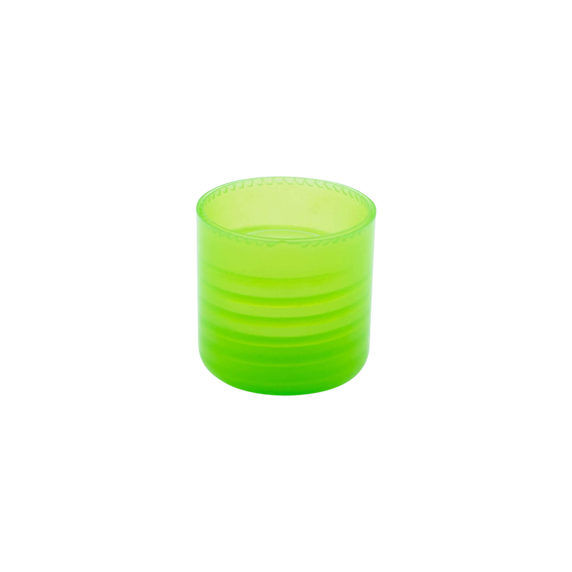 Schraubverschluss mit Spritzeinsatz, PP-Kunststoff, grün, für Mündung: 24/410 Schraubverschluss mit Spritzeinsatz, PP-Kunststoff, grün, für Mündung: 24/410
